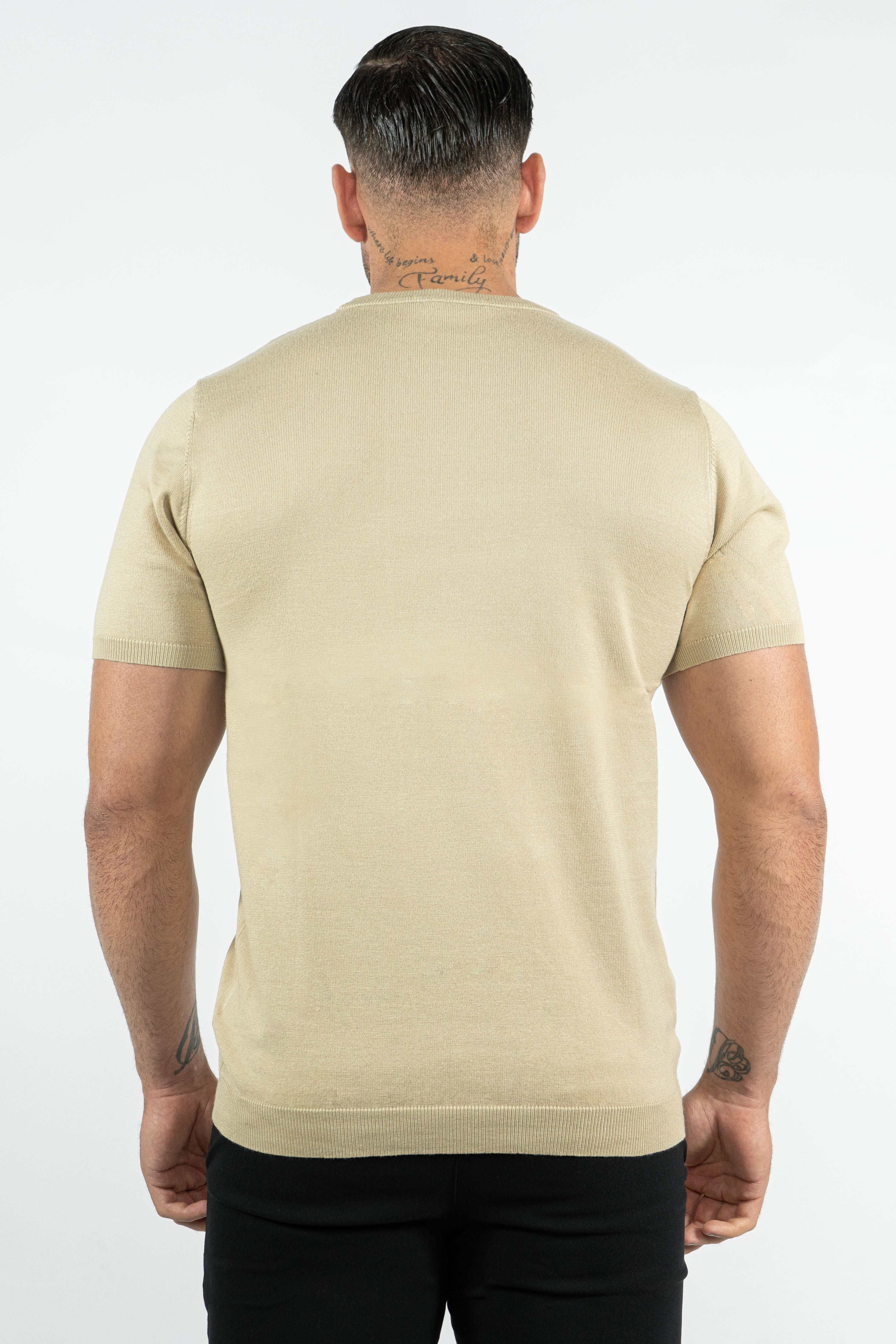 THE LUCA - KNITTED SLIM FIT T-SHIRT - Image 13