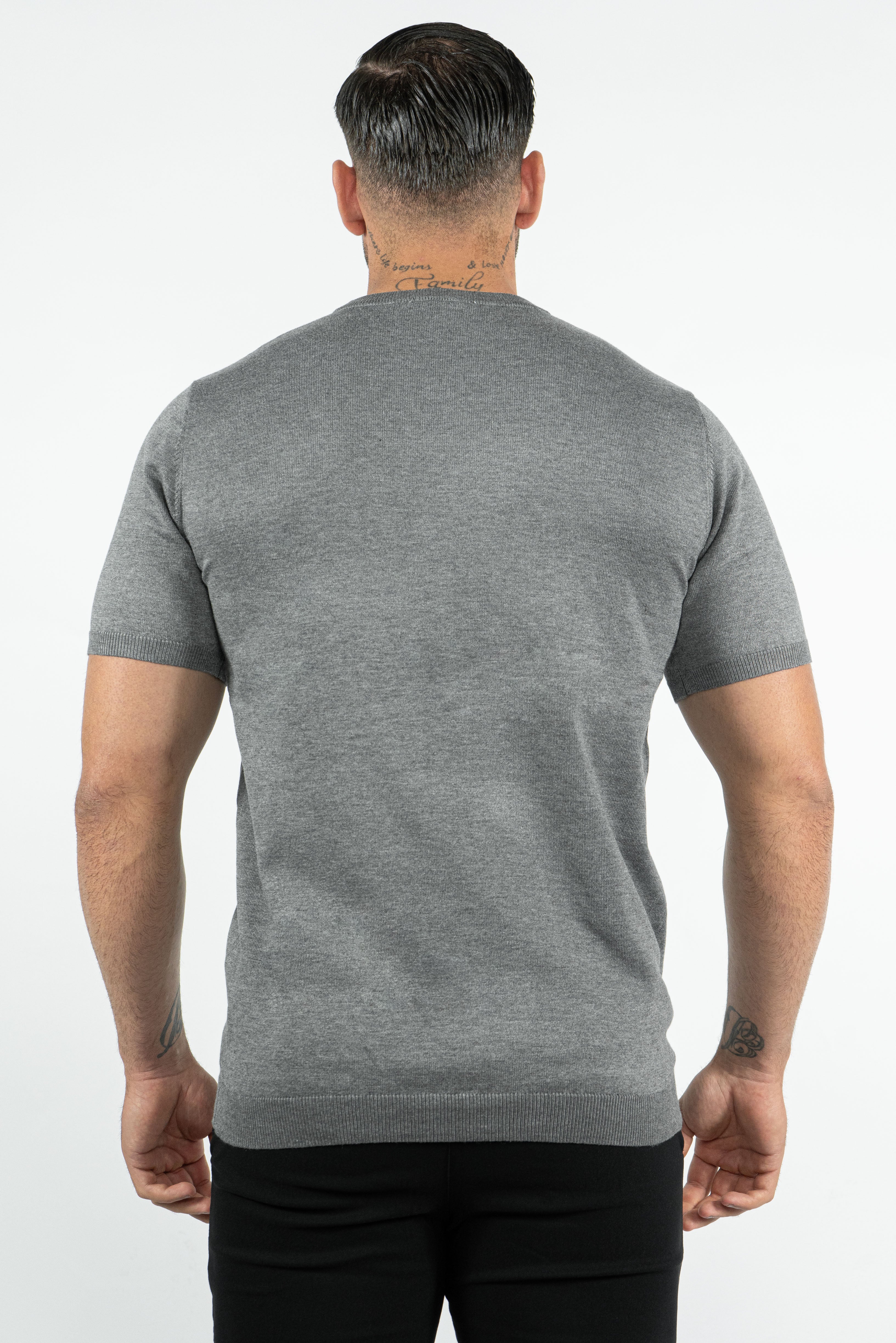 THE LUCA - KNITTED SLIM FIT T-SHIRT - Image 21