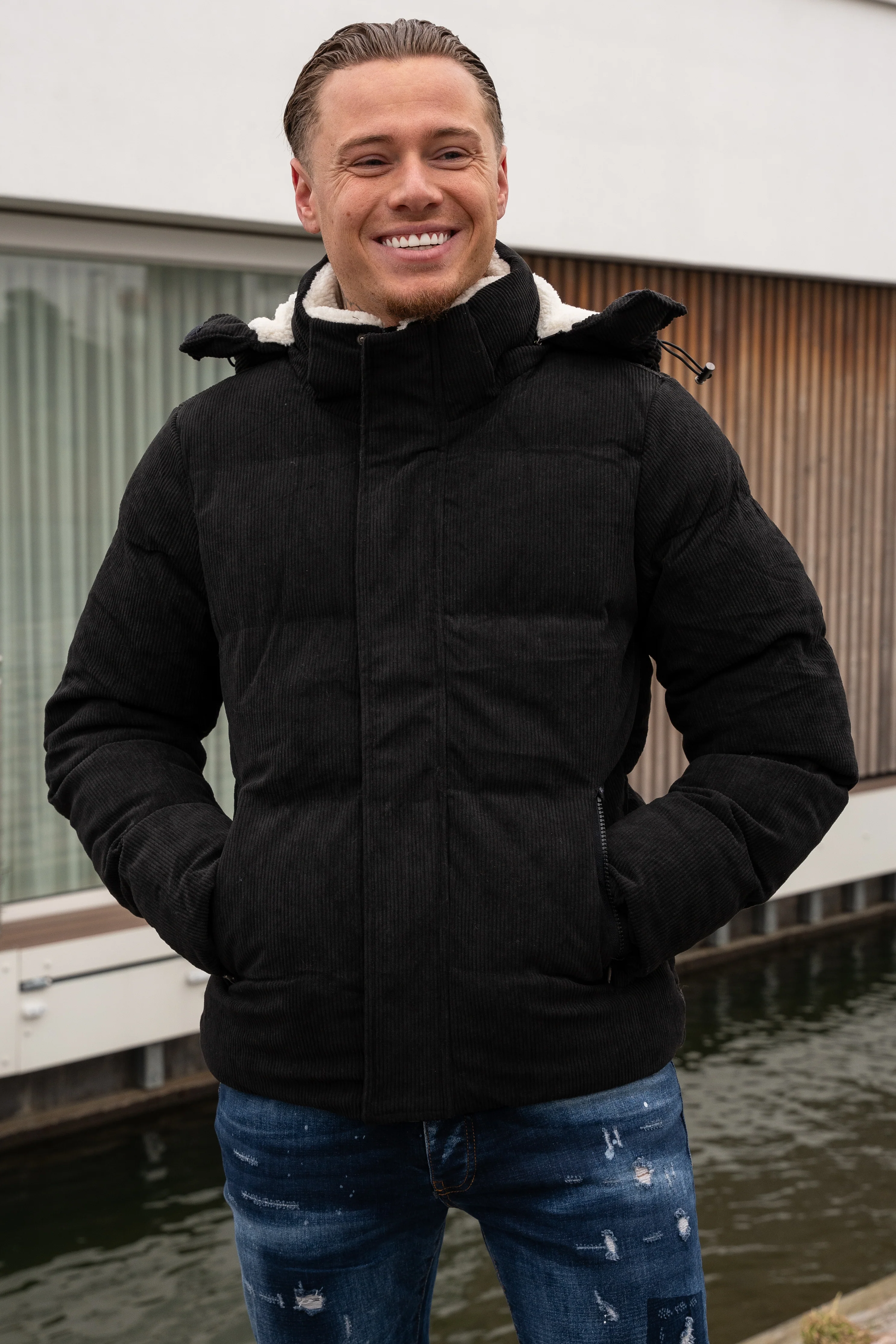 THE BARROW SUEDE FUR PUFFER JACKET - Image 2