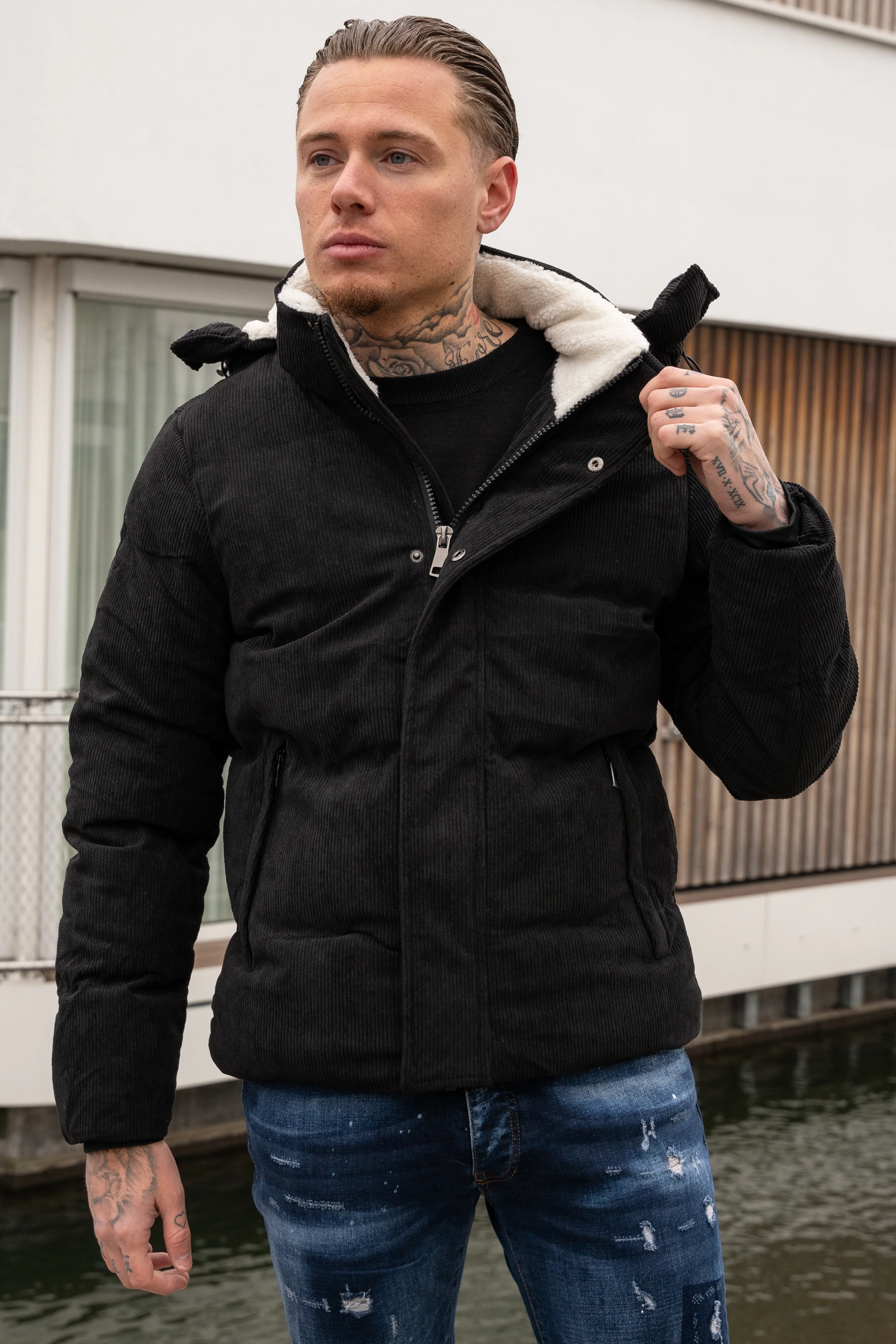 THE BARROW SUEDE FUR PUFFER JACKET - Image 3