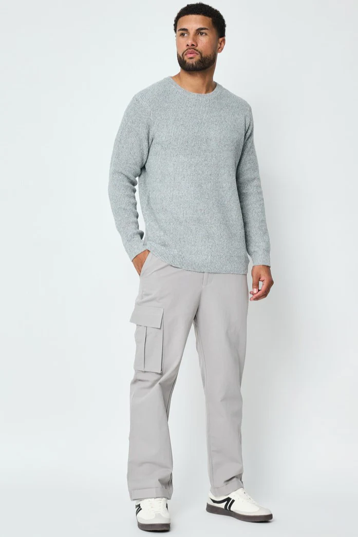 THE DALARO RIBBED KNITTED CREWNECK SWEATER - Image 5