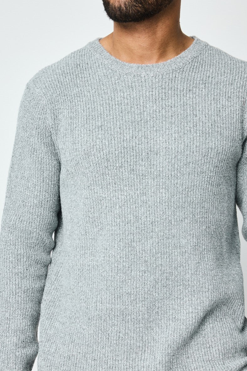 THE DALARO RIBBED KNITTED CREWNECK SWEATER - Image 7
