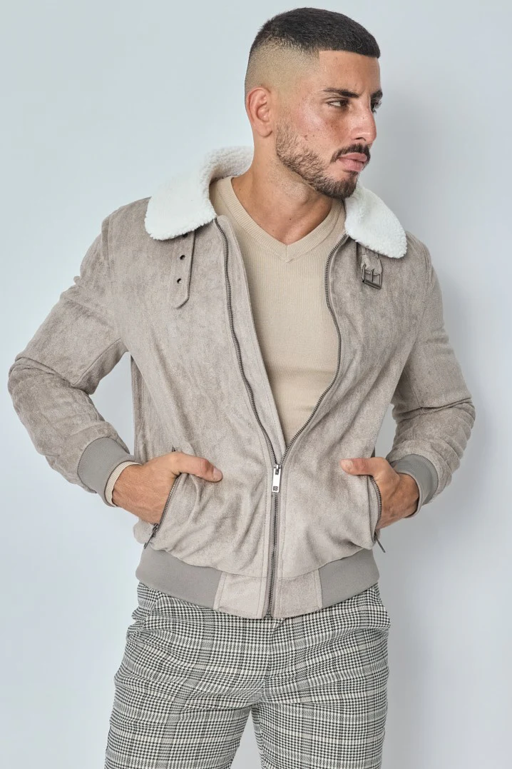 THE MONDAVIO FUR COLLAR JACKET - Image 7