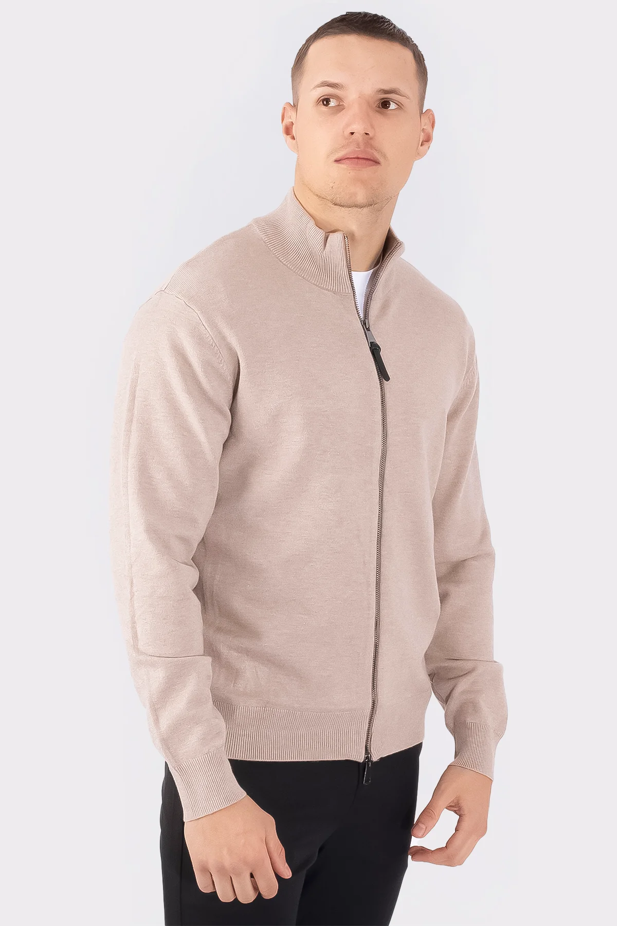 THE LEAON FULL ZIP SWEATER - Image 2
