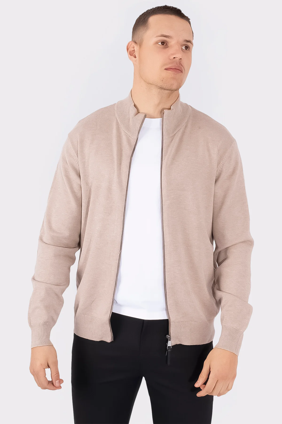 THE LEAON FULL ZIP SWEATER - Image 3