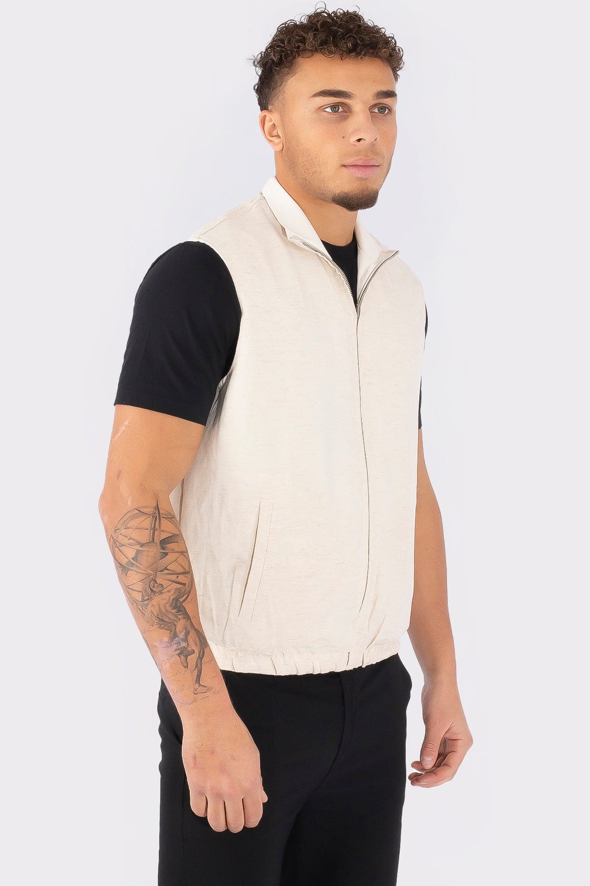 THE LINNEN REVERSIBLE GILET - Image 17