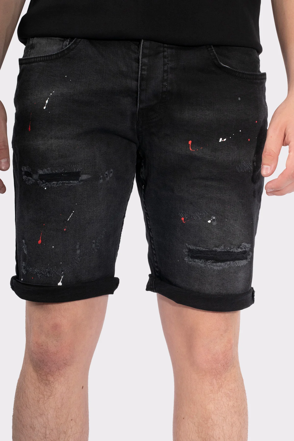 VIBES ICON STRECH SHORT JEANS - Image 4