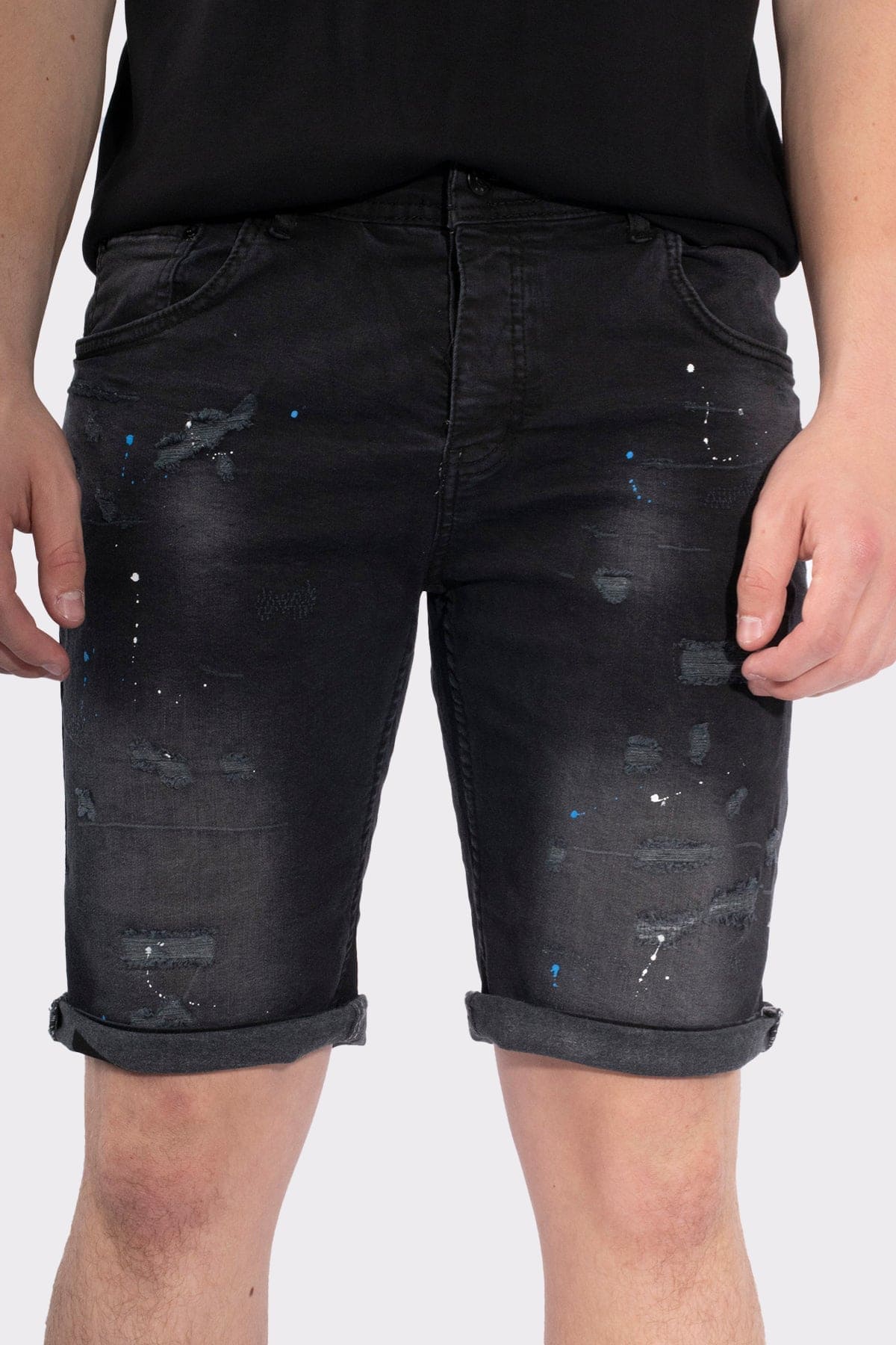 VIBES ICON  STRETCH SHORT JEANS - Image 4