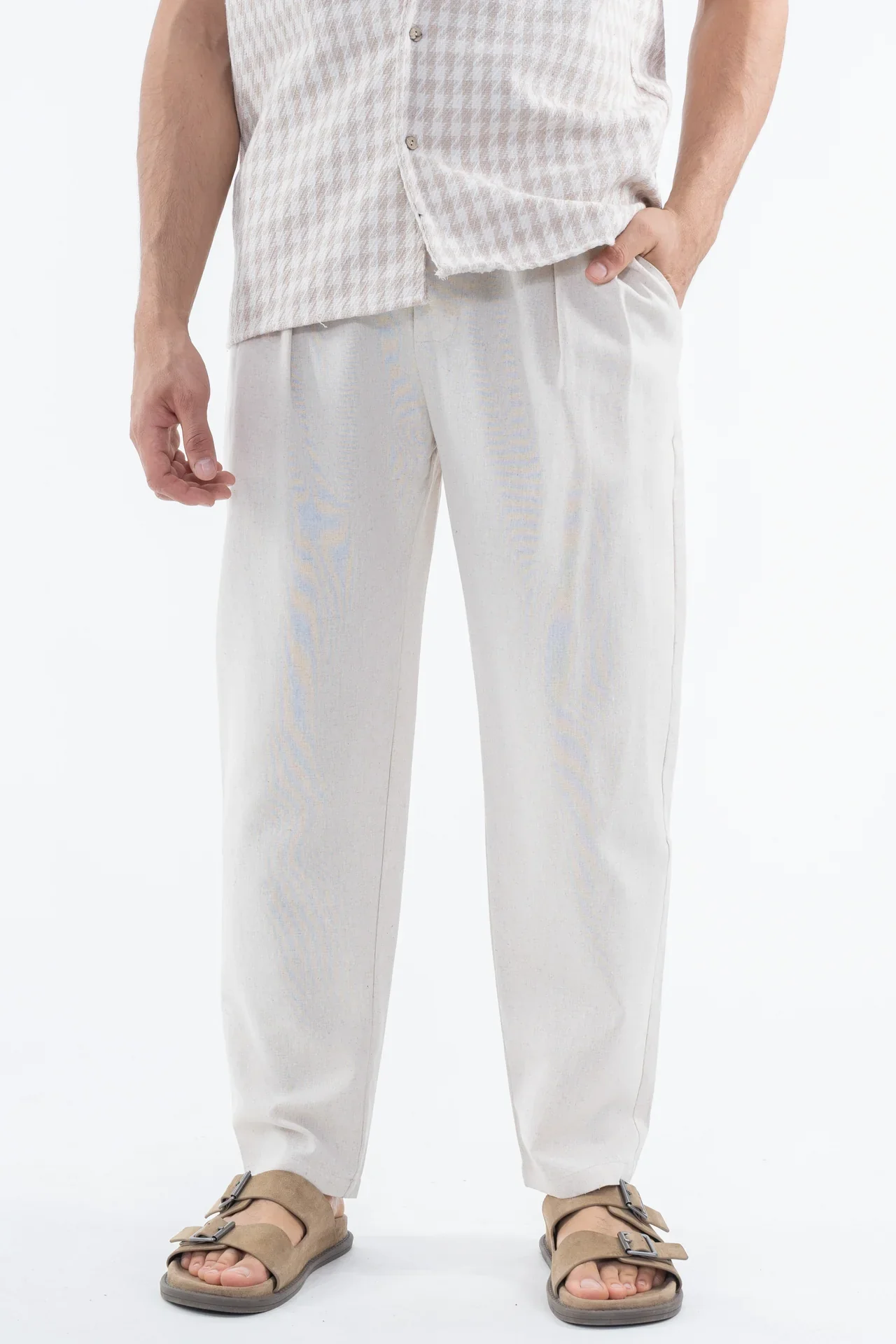 THE LUCA LINNEN TROUSERS - Image 4