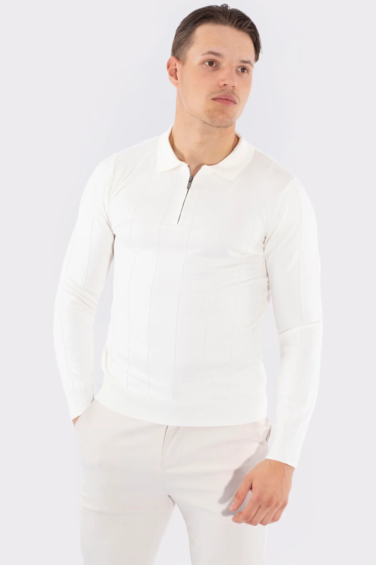 THE LUVIANO ZIPPED SWEATER - Image 2