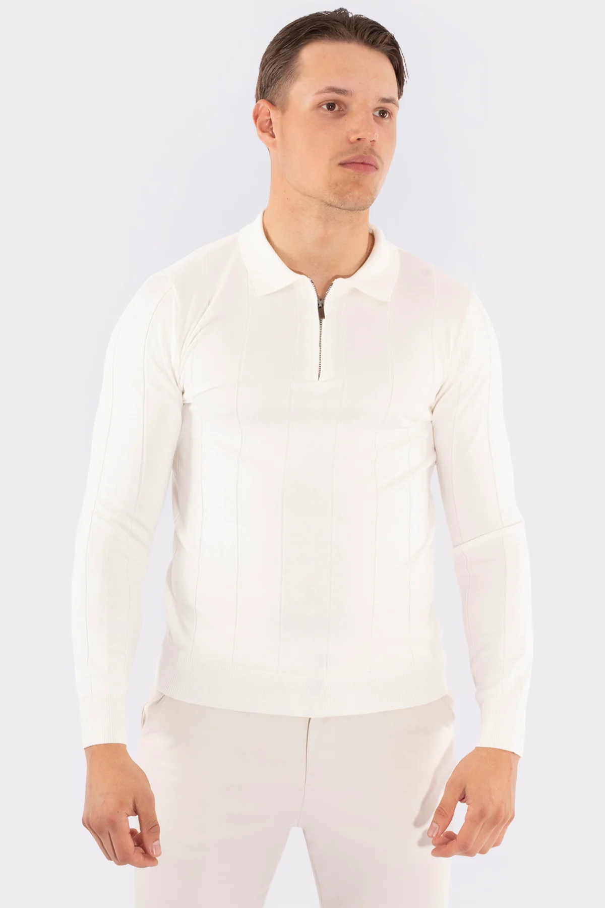 THE LUVIANO ZIPPED SWEATER - Image 3