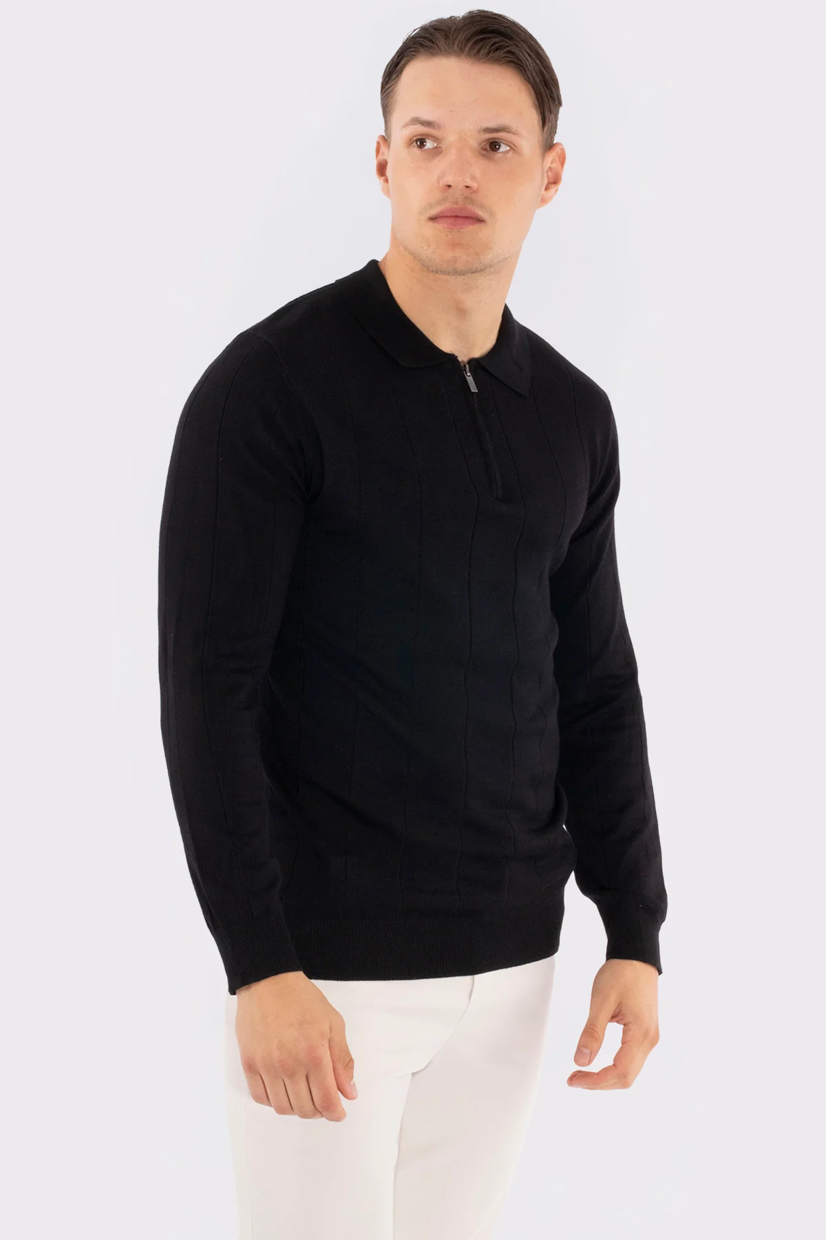THE LUVIANO ZIPPED SWEATER - Image 7