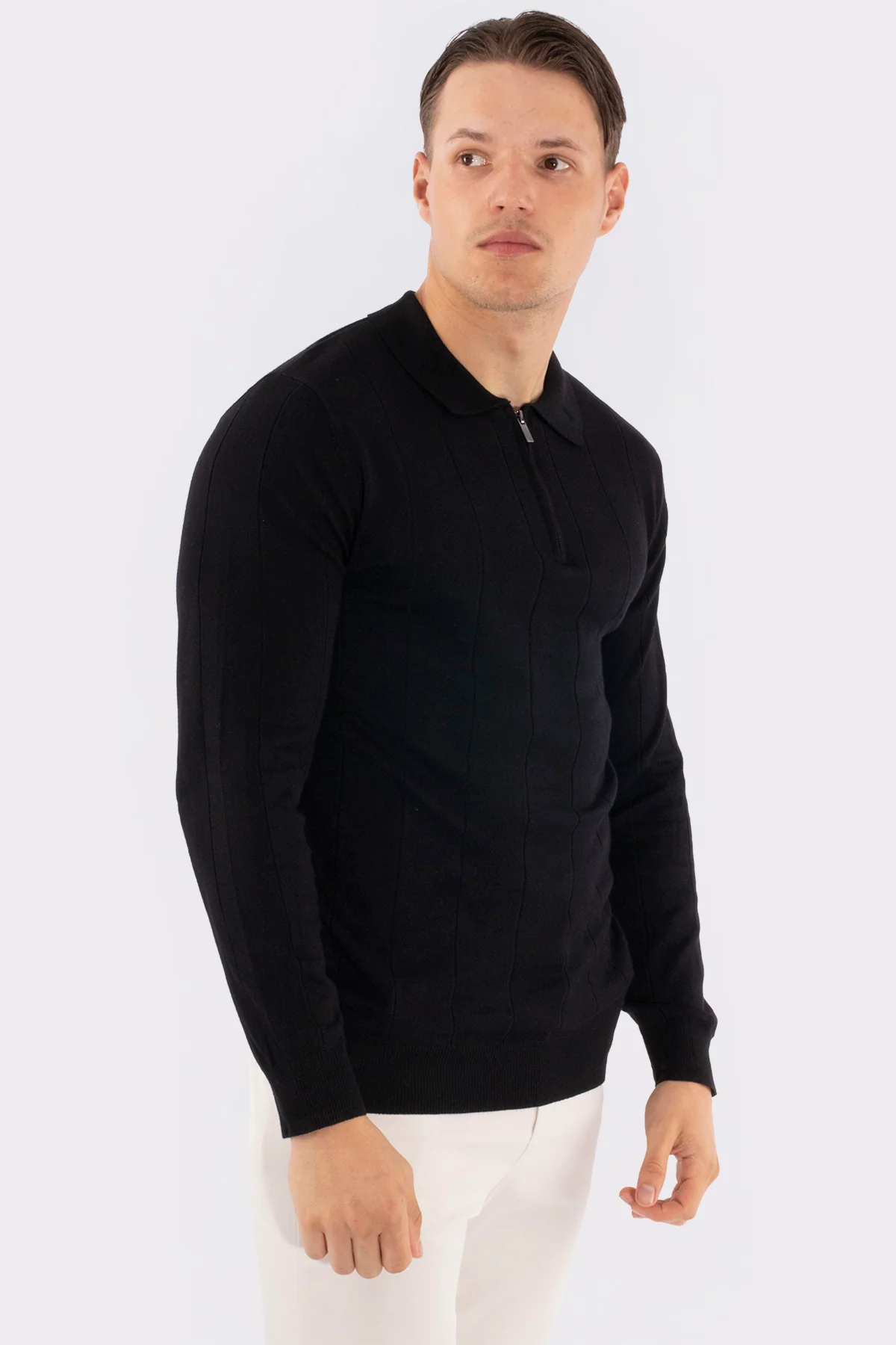 THE LUVIANO ZIPPED SWEATER - Image 9