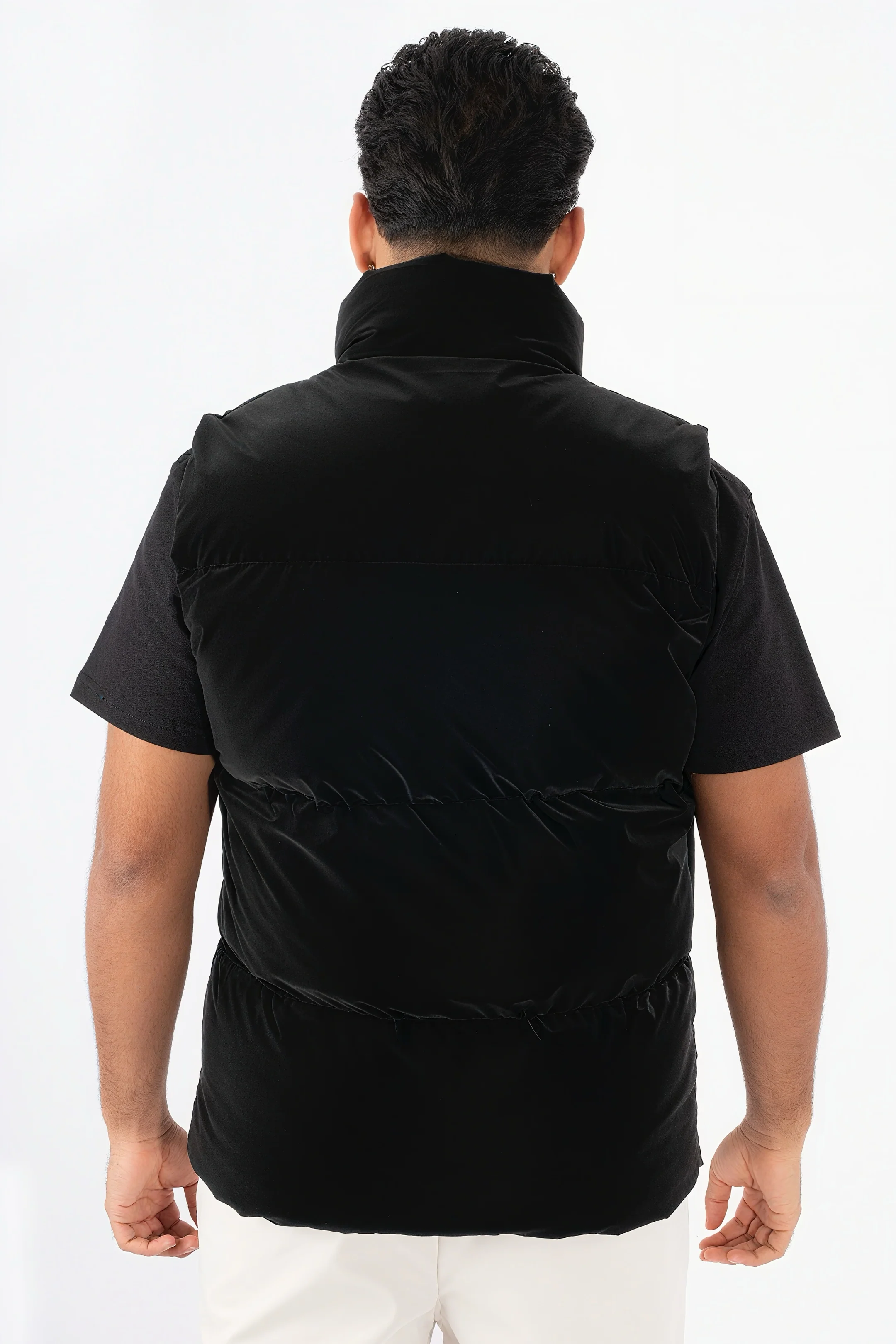 THE LUXE SATIN PUFFER BODYWARMER - Image 2