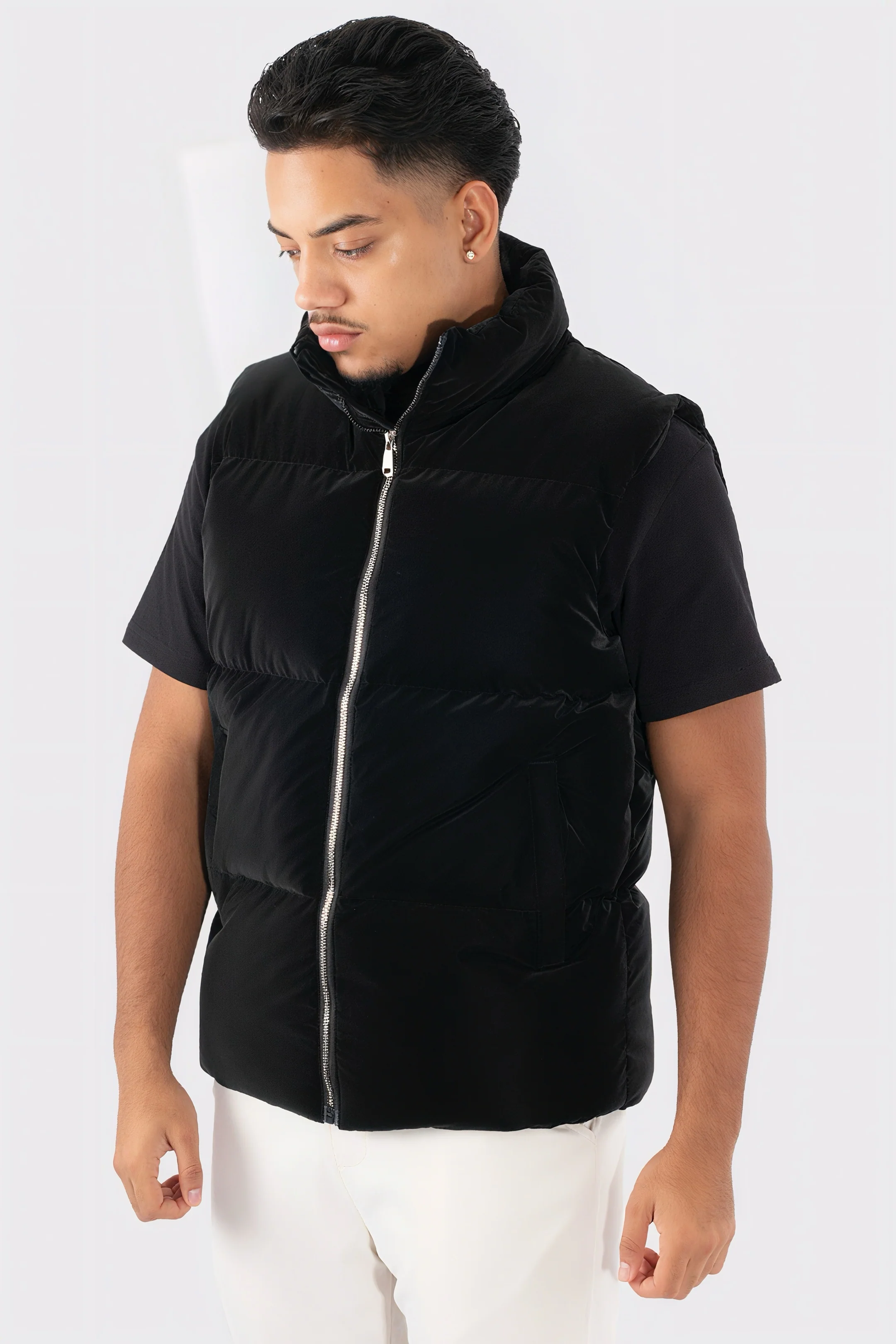 THE LUXE SATIN PUFFER BODYWARMER - Image 3