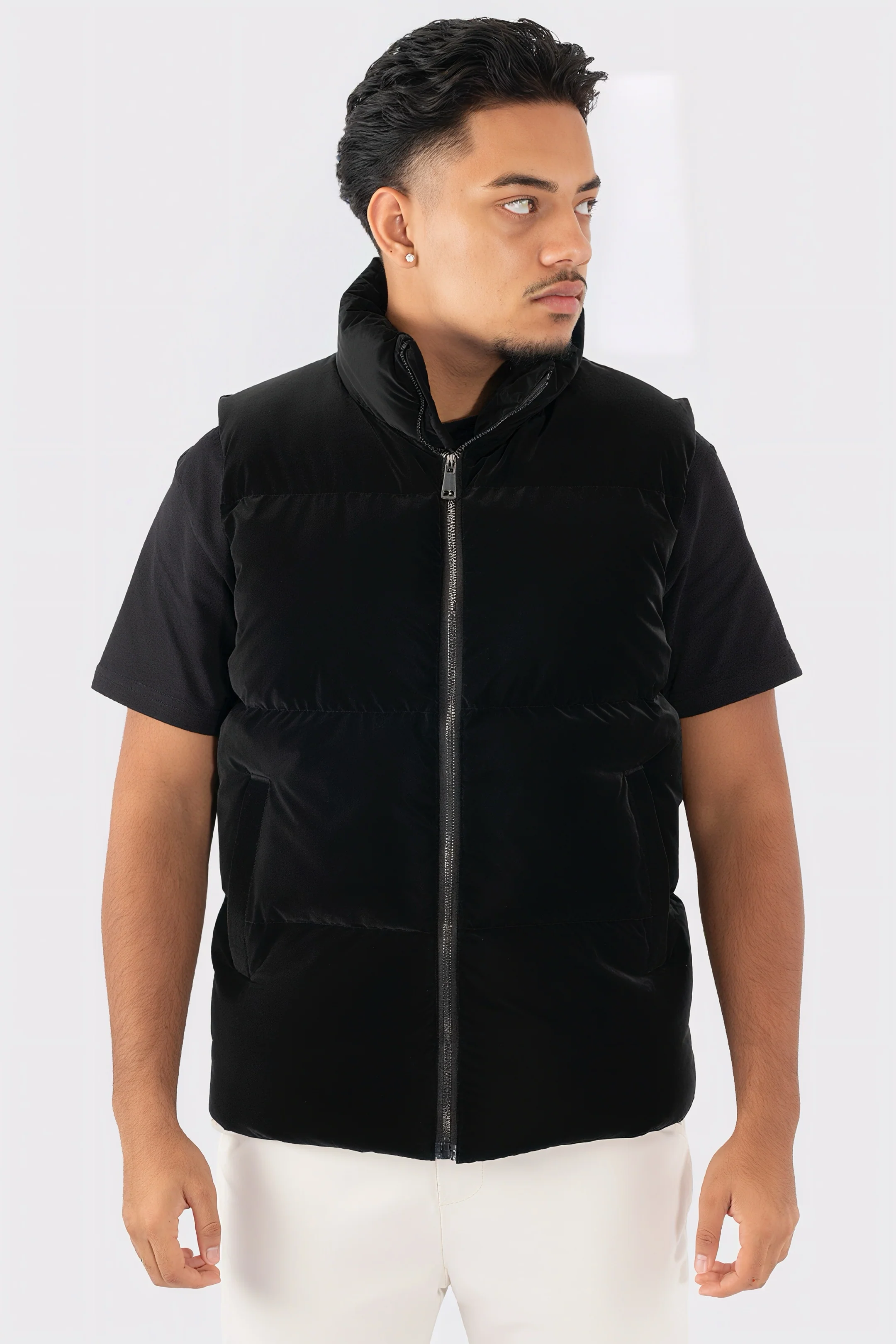 THE LUXE SATIN PUFFER BODYWARMER - Image 4