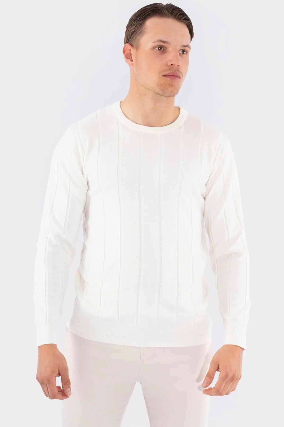 THE MAISON KNITTED CREWNECK SWEATER - Image 4