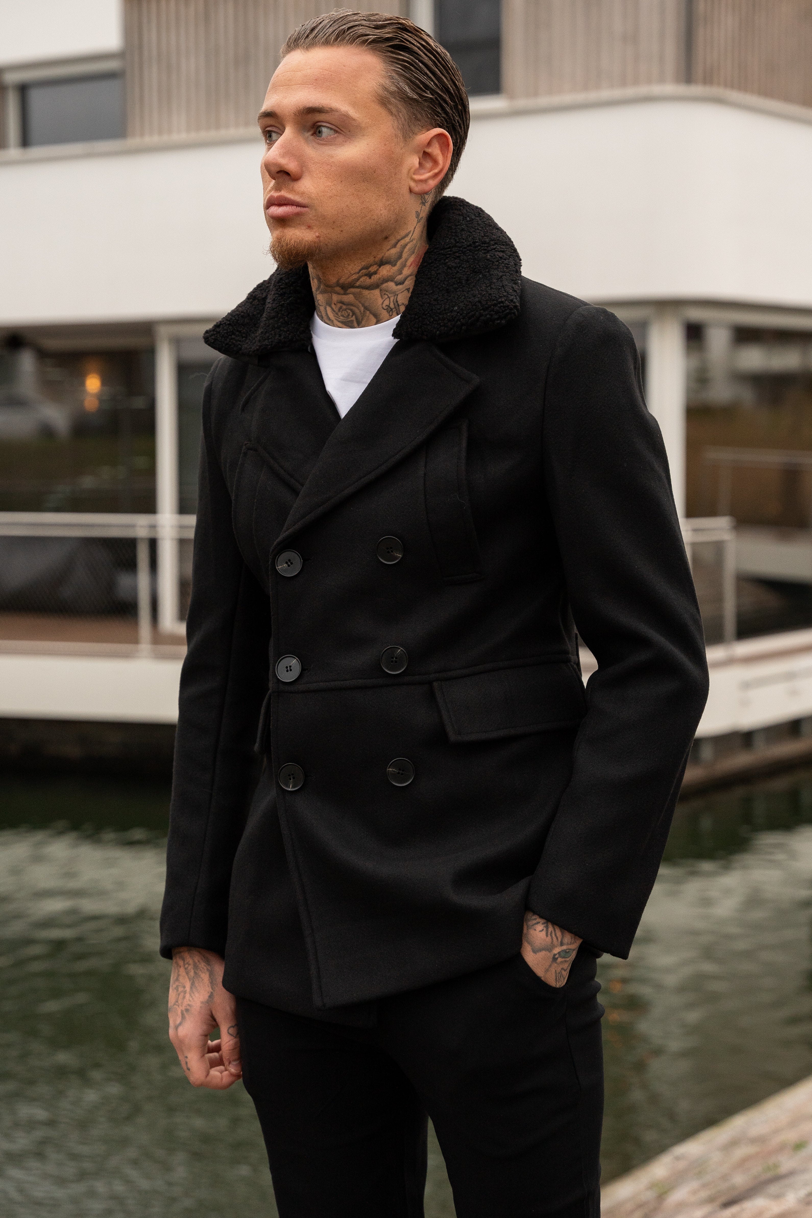 THE MOSLEY FUR PEACOAT - Image 3