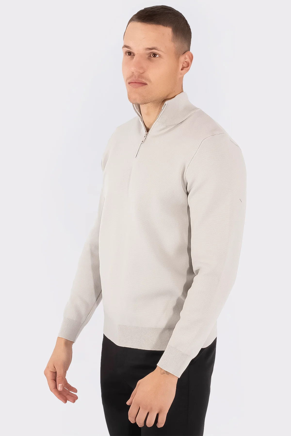 THE OSLO KNIT HALF-ZIP - Image 14