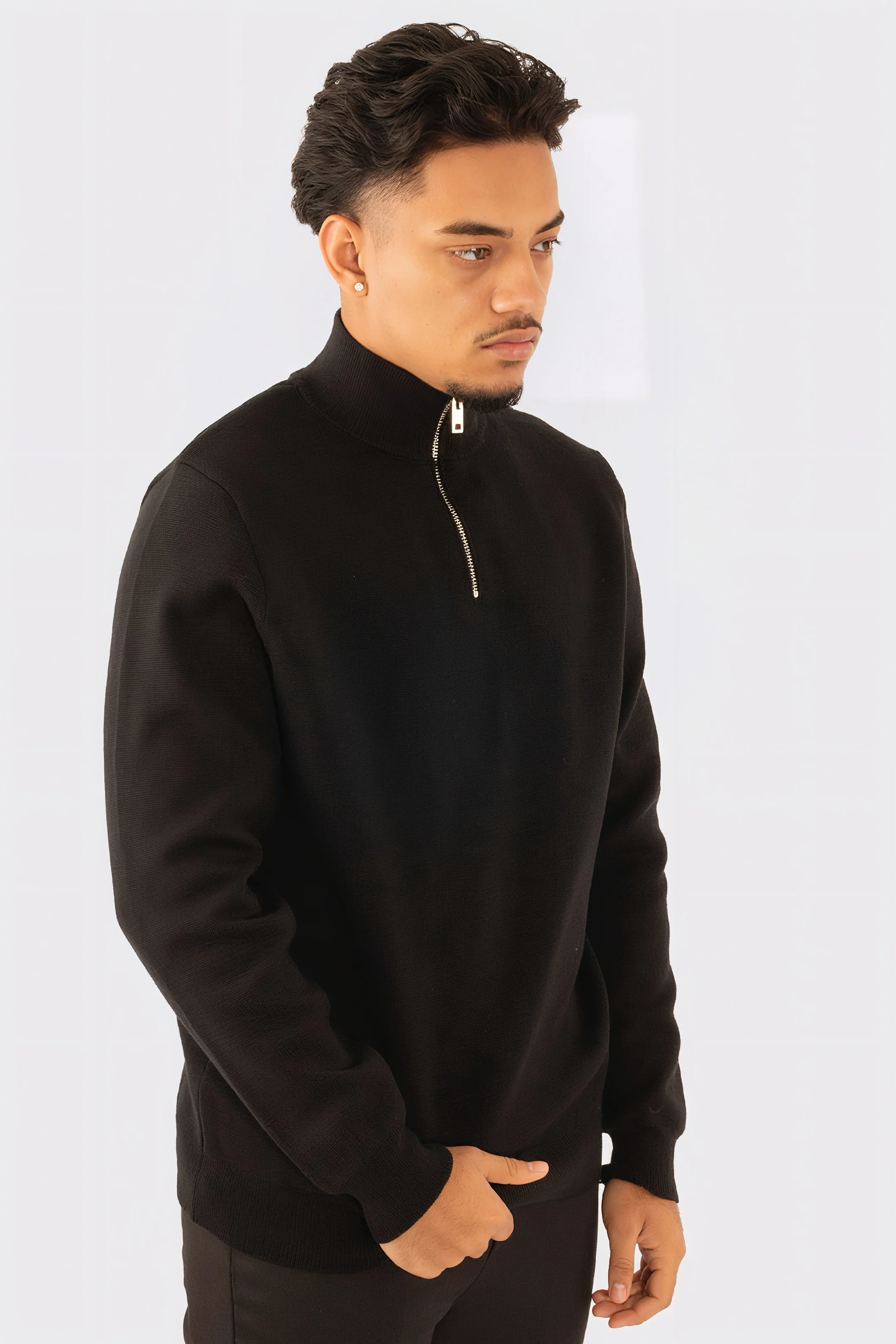 THE OSLO KNIT HALF-ZIP - Image 5