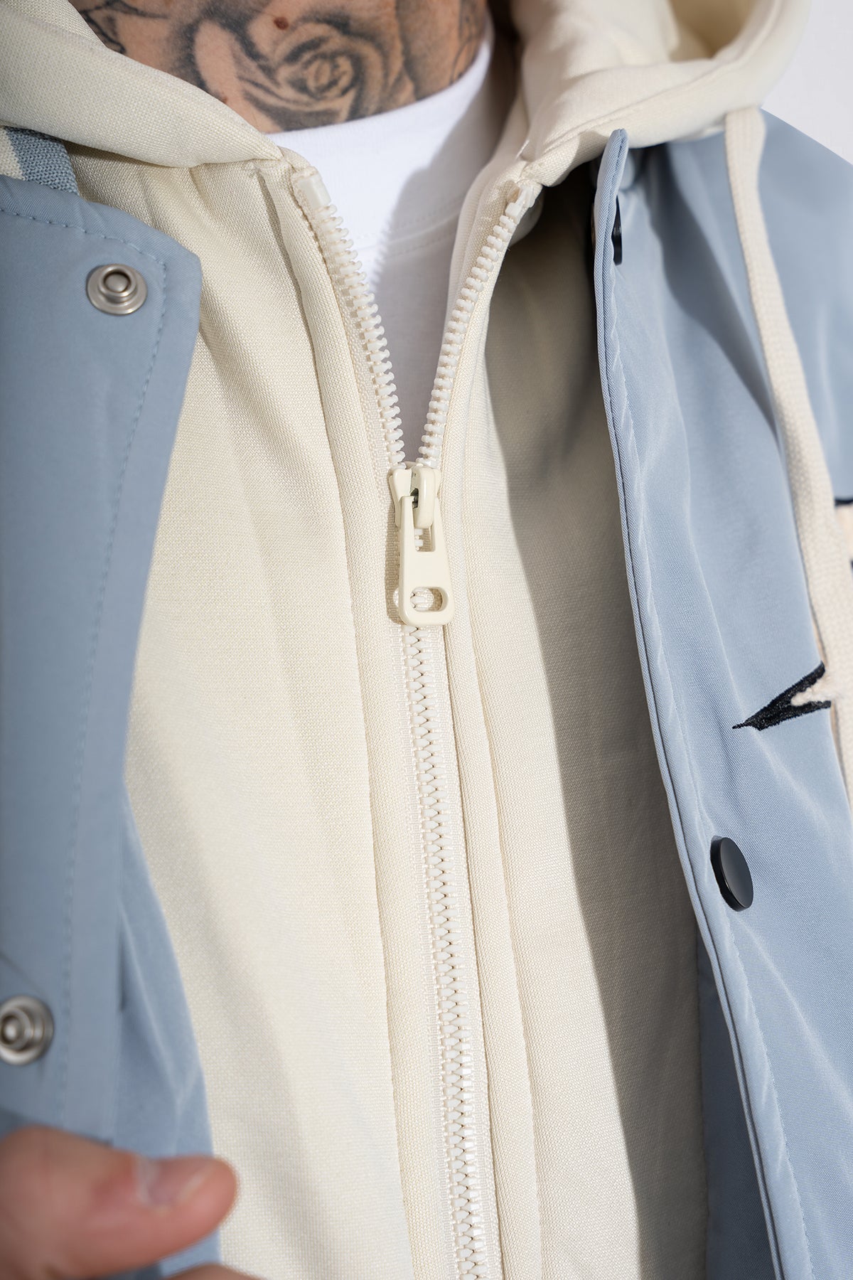 THE RELLFAST HOODED BASEBALL JACKET - Image 16