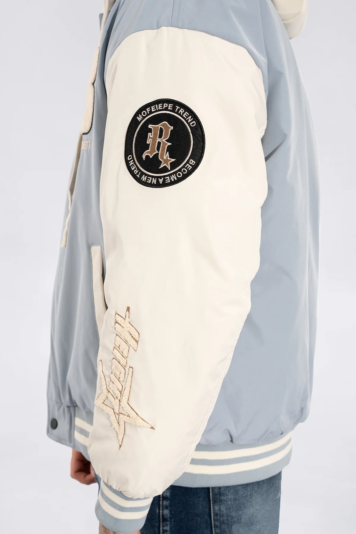 THE RELLFAST HOODED BASEBALL JACKET - Image 18