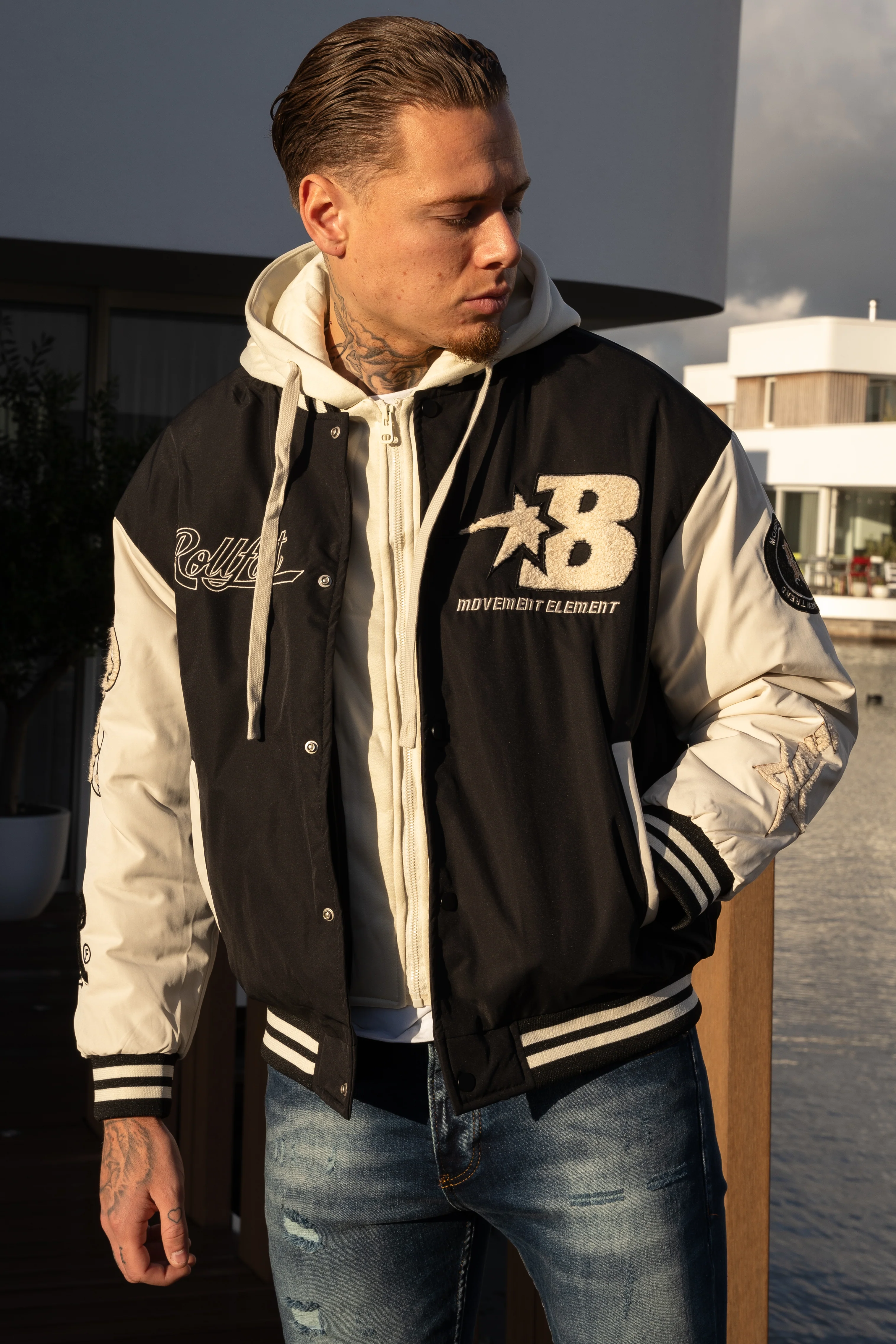 THE RELLFAST HOODED BASEBALL JACKET - Image 19