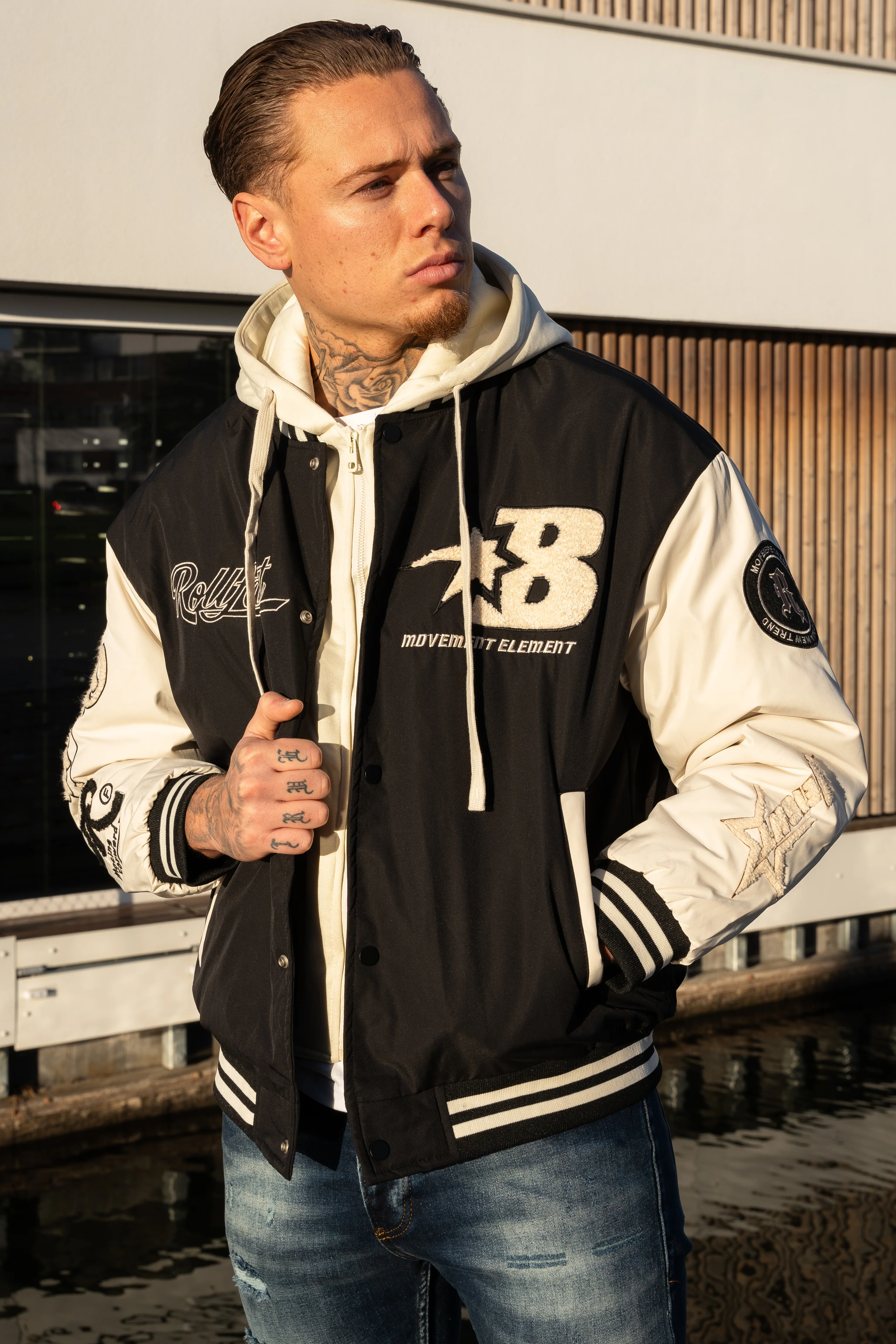 THE RELLFAST HOODED BASEBALL JACKET - Image 20