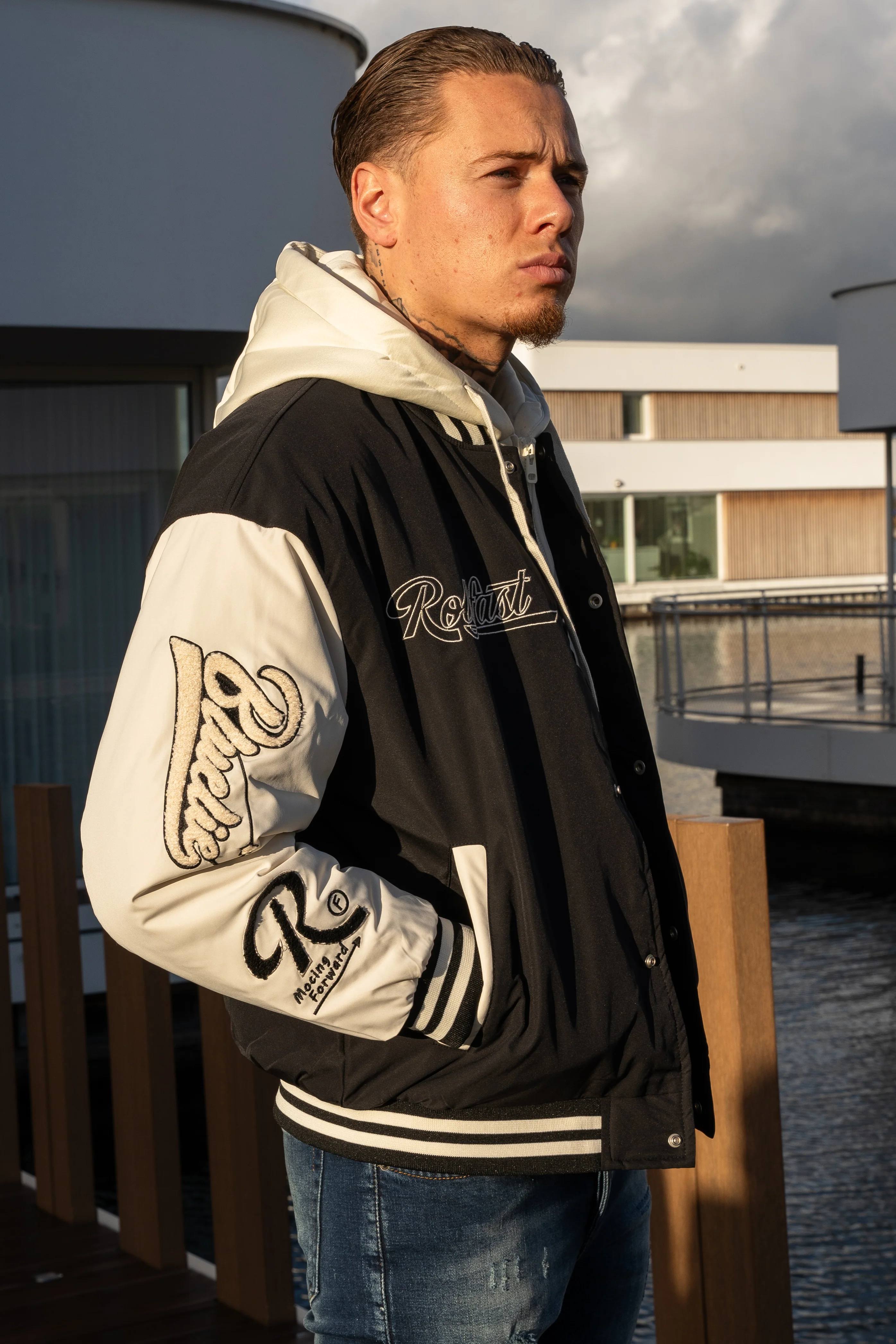 THE RELLFAST HOODED BASEBALL JACKET - Image 21
