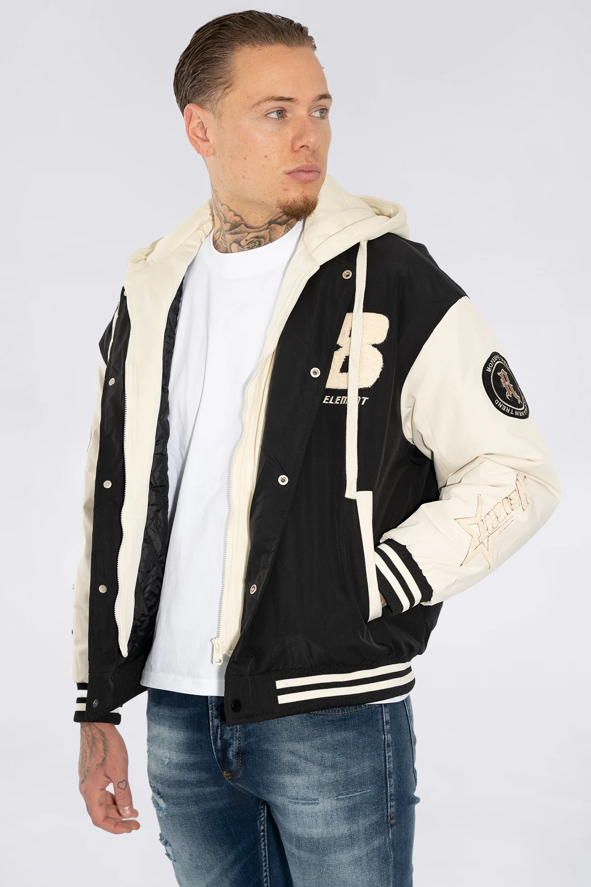 THE RELLFAST HOODED BASEBALL JACKET - Image 27