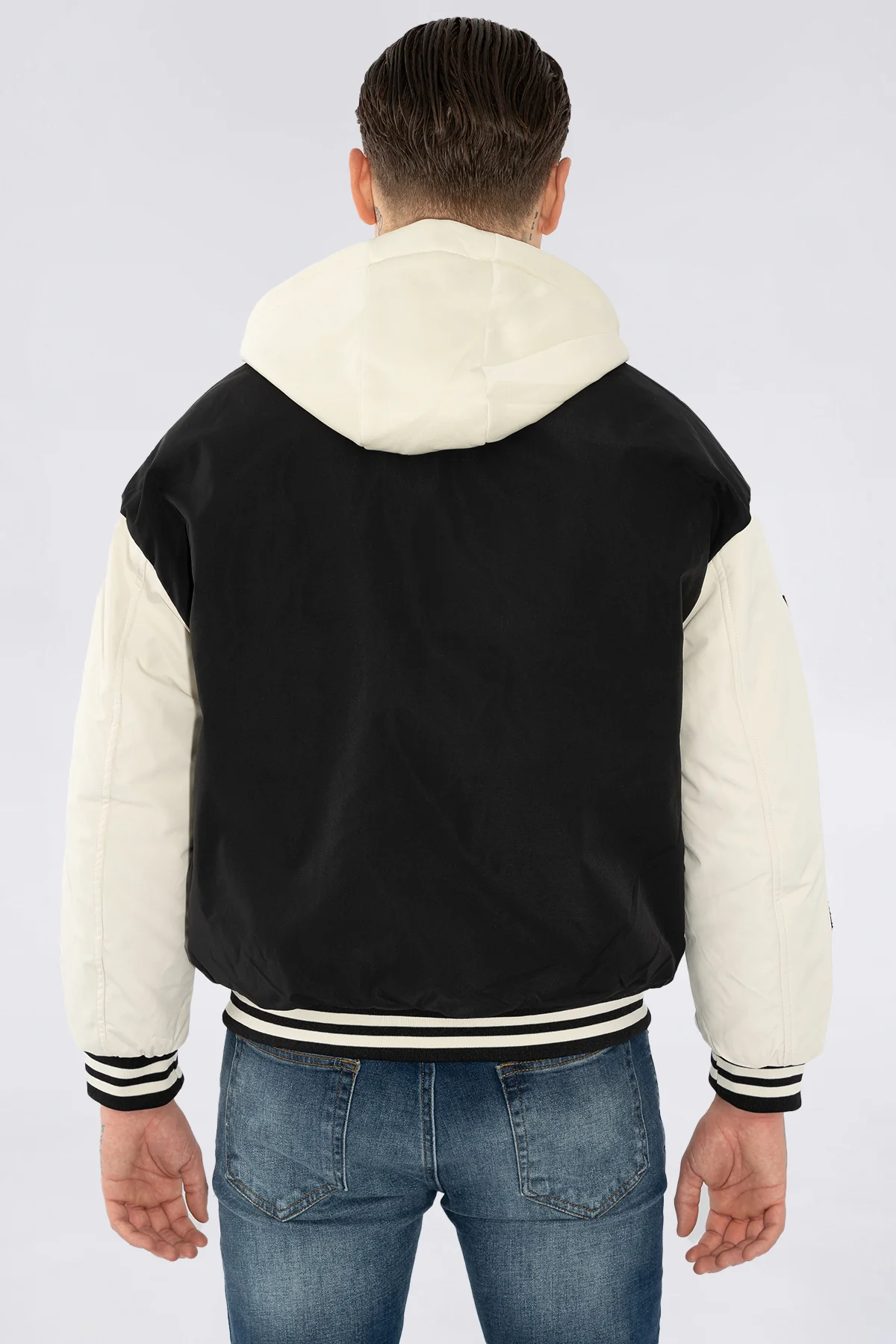 THE RELLFAST HOODED BASEBALL JACKET - Image 29