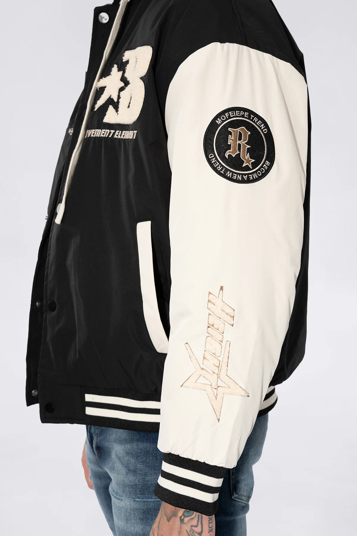 THE RELLFAST HOODED BASEBALL JACKET - Image 31