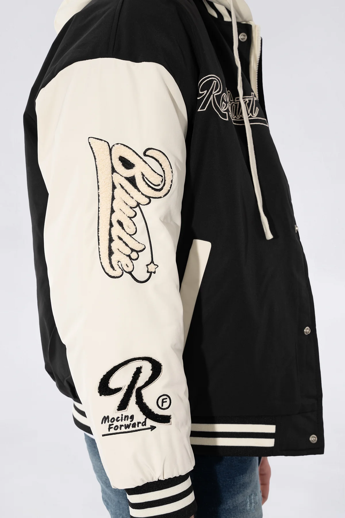 THE RELLFAST HOODED BASEBALL JACKET - Image 32