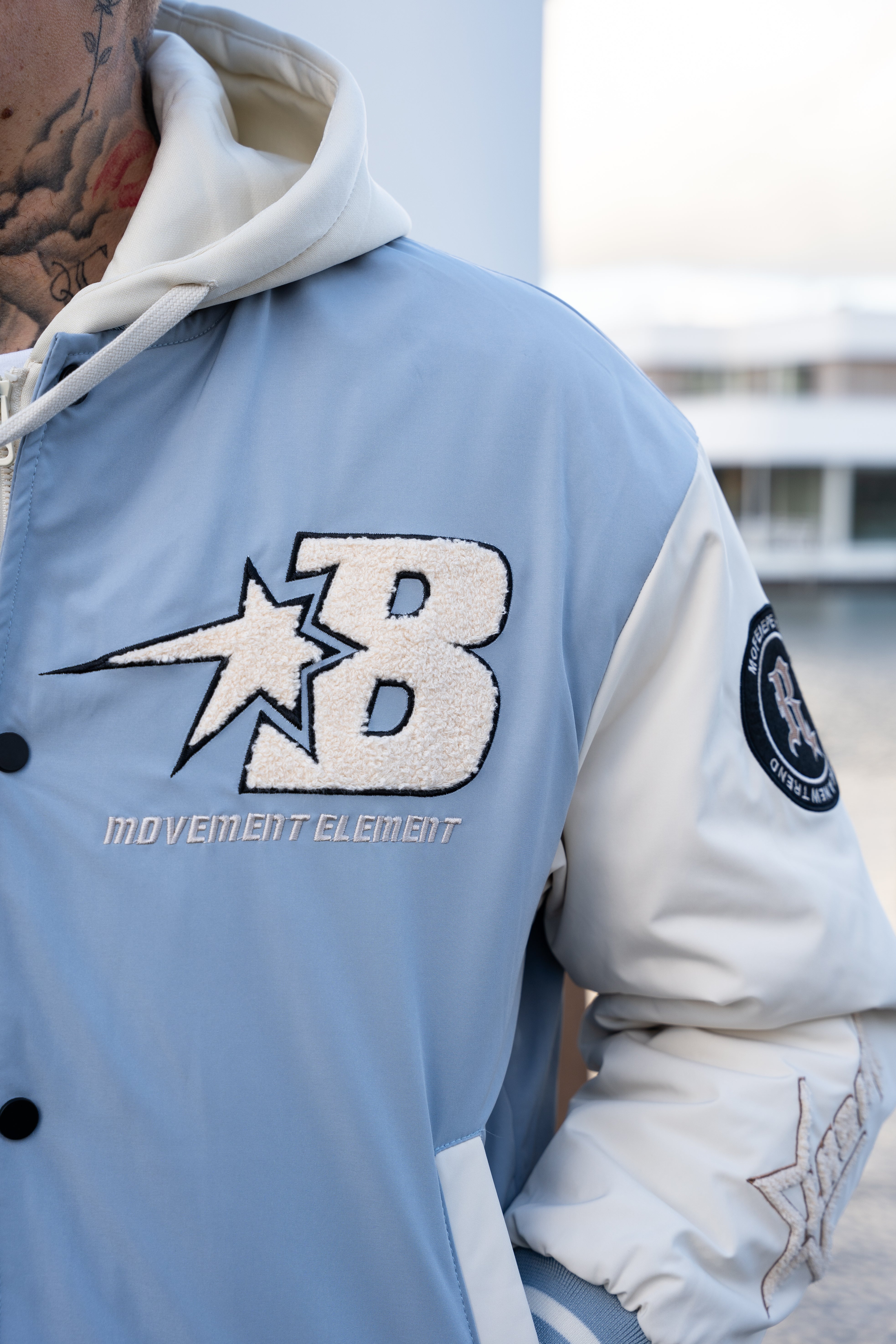 THE RELLFAST HOODED BASEBALL JACKET - Image 6