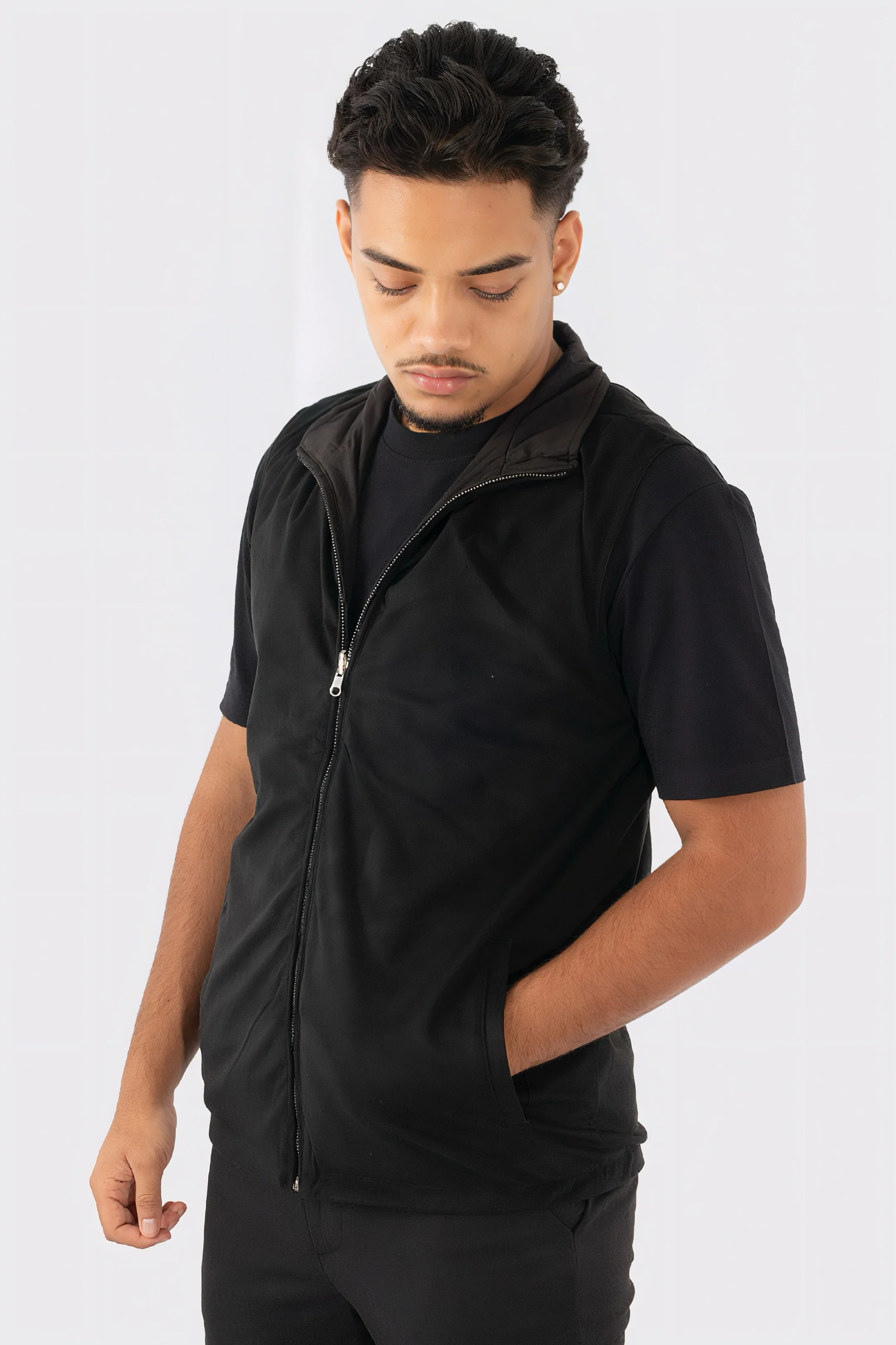 THE REVERSIBLE SUEDE GILET - Image 11
