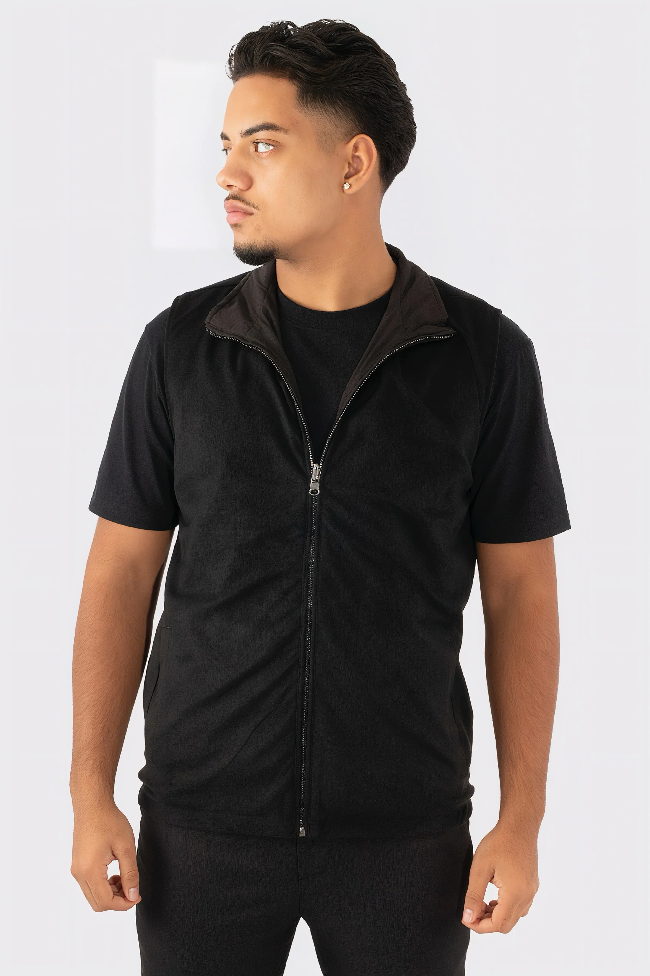 THE REVERSIBLE SUEDE GILET - Image 14
