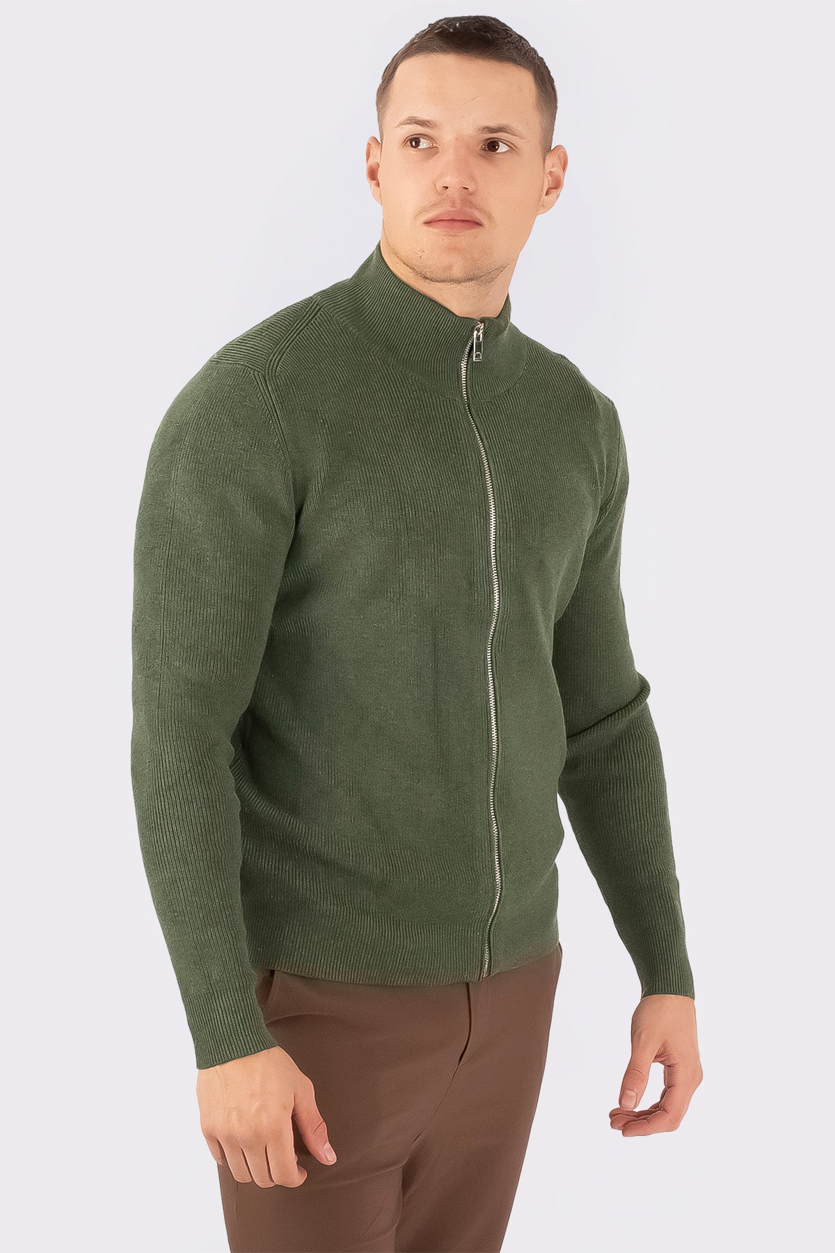 THE VALERIO FULL ZIP SWEATER - Image 24