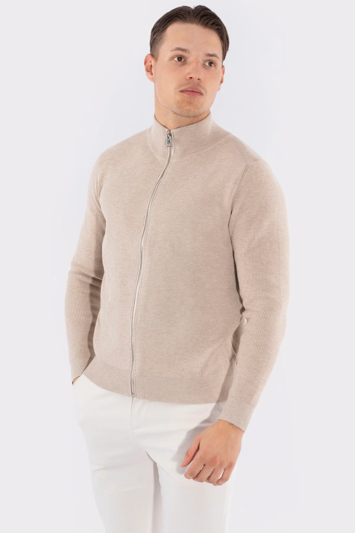 THE VALERIO FULL ZIP SWEATER - Image 7