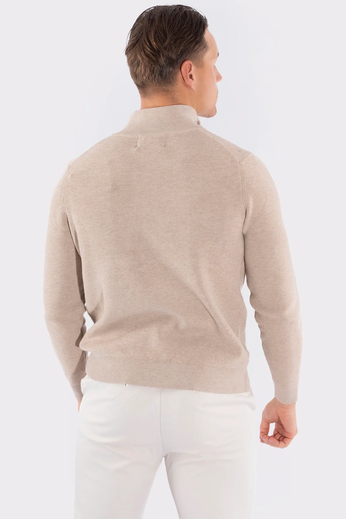 THE VALERIO FULL ZIP SWEATER - Image 9
