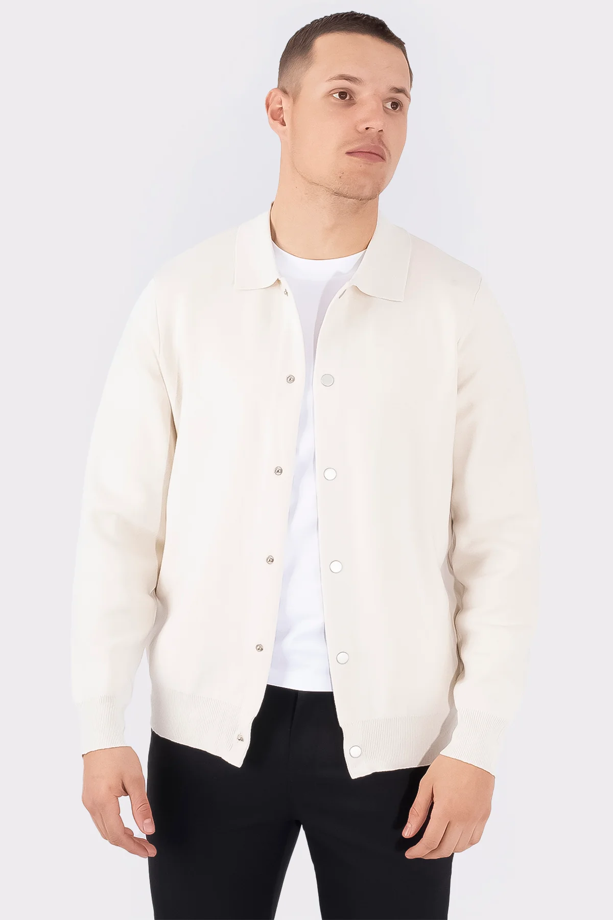 THE VENICE BUTTONED SWEATER - Image 2