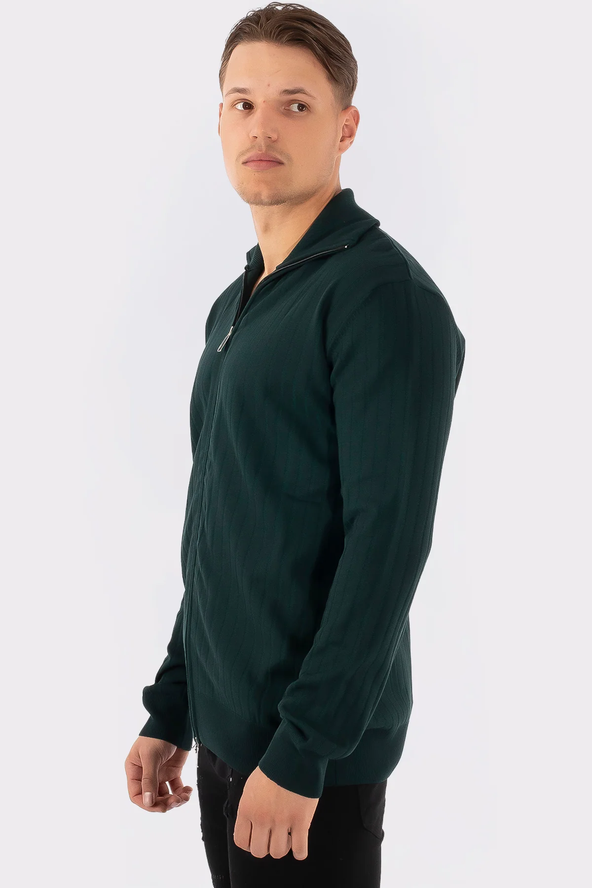 THE VENICE FULL ZIP SWEATER - Image 3