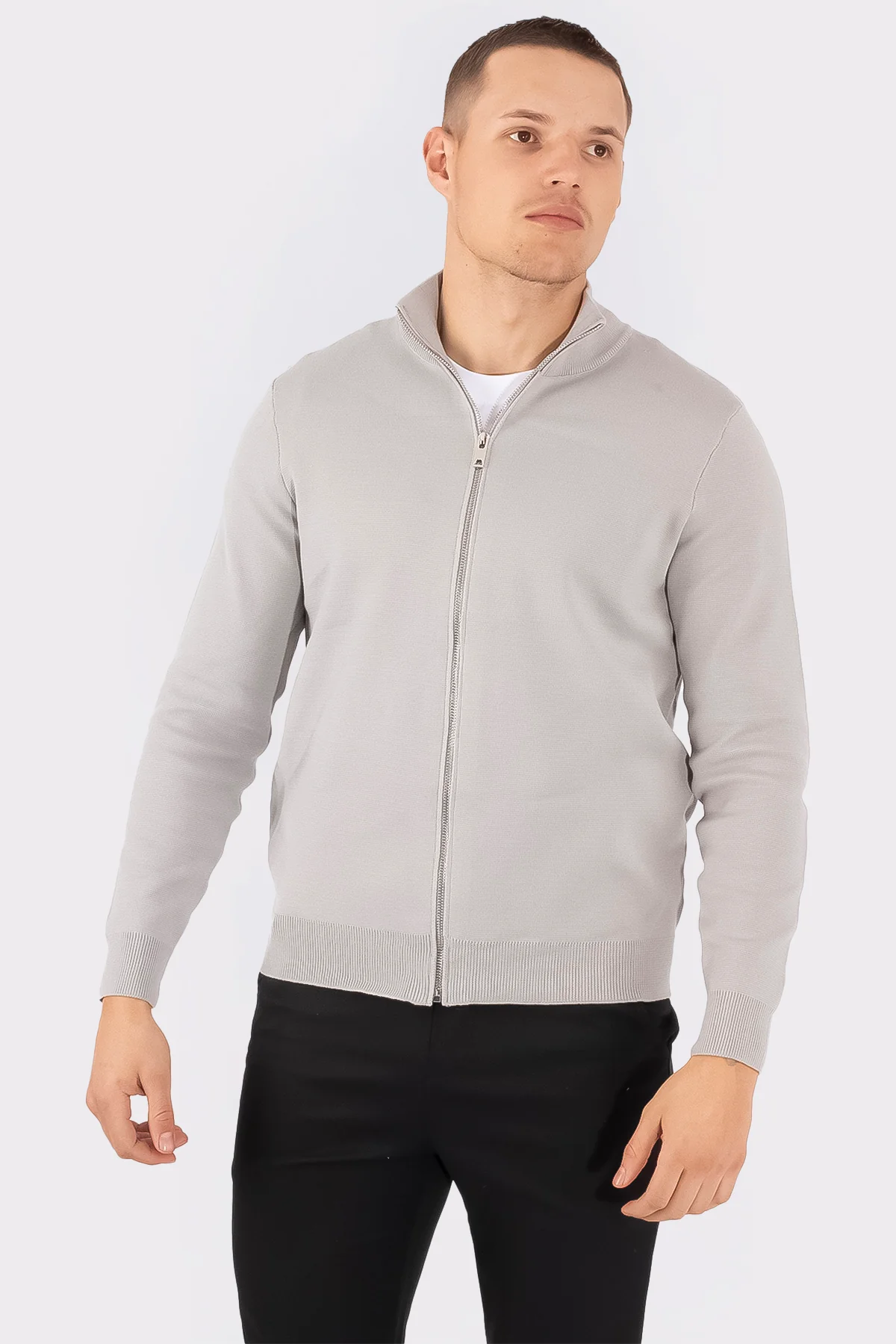 THE VICTOR FULL ZIP SWEATER - Image 2