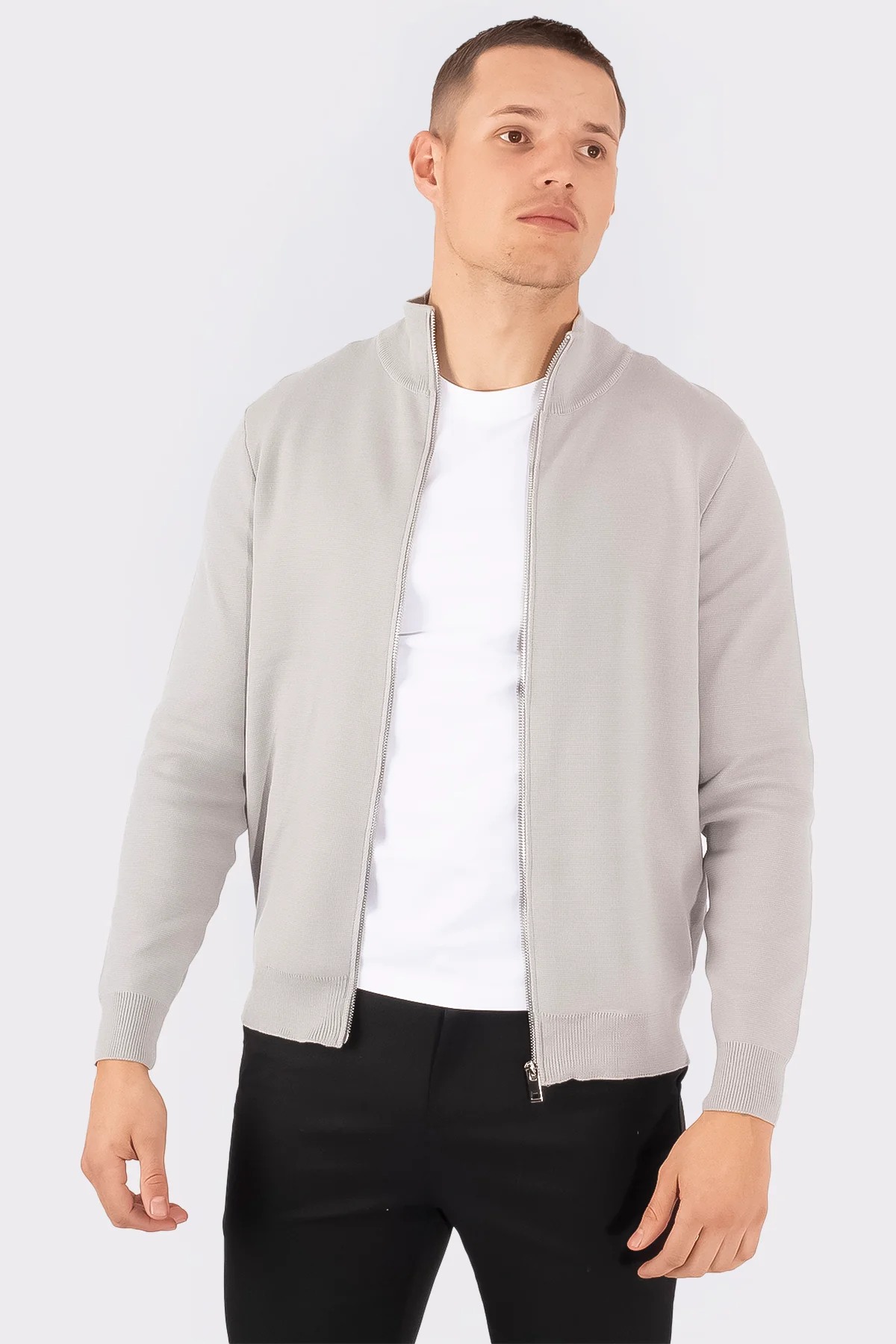 THE VICTOR FULL ZIP SWEATER - Image 4
