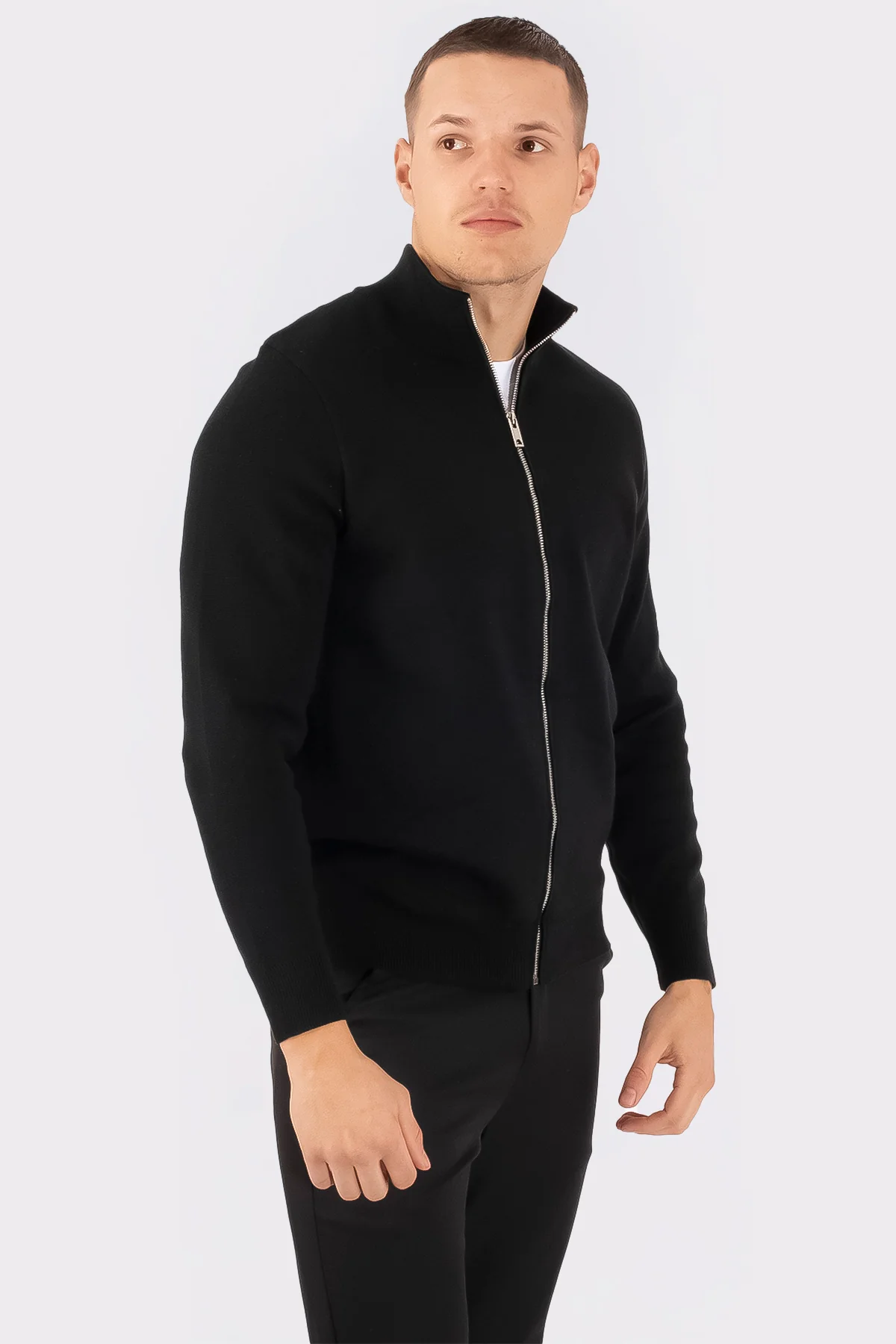 THE VICTOR FULL ZIP SWEATER - Image 7