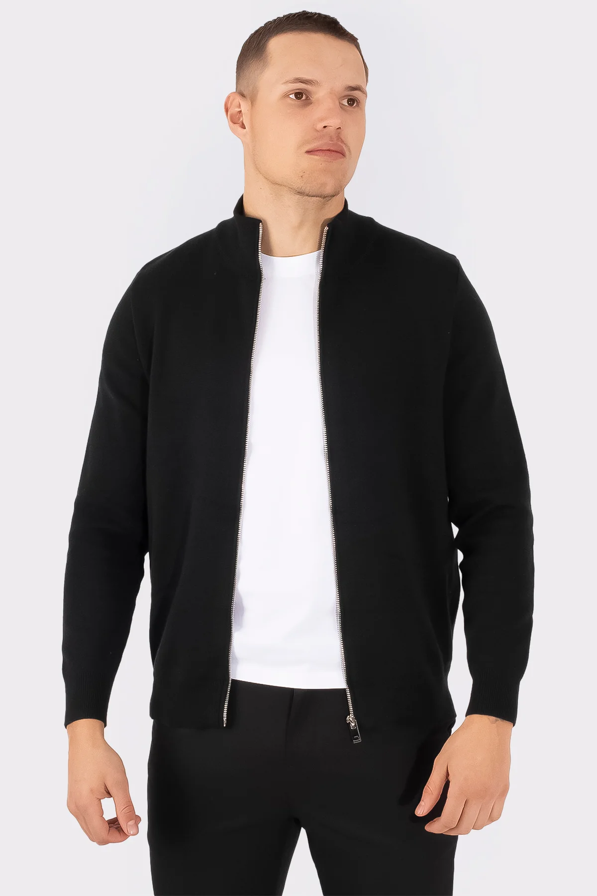 THE VICTOR FULL ZIP SWEATER - Image 8